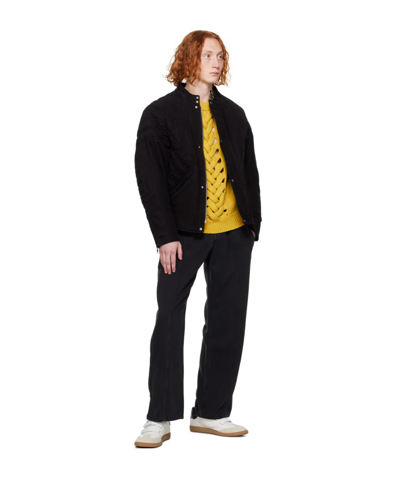 Isabel Marant Haspar Quilted Cotton Suit In Black
