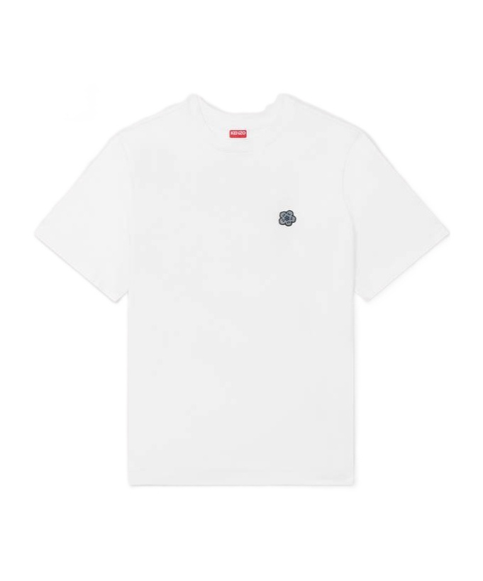 Kenzo 'boke Flower' Embroidered Relax T-shirt In White