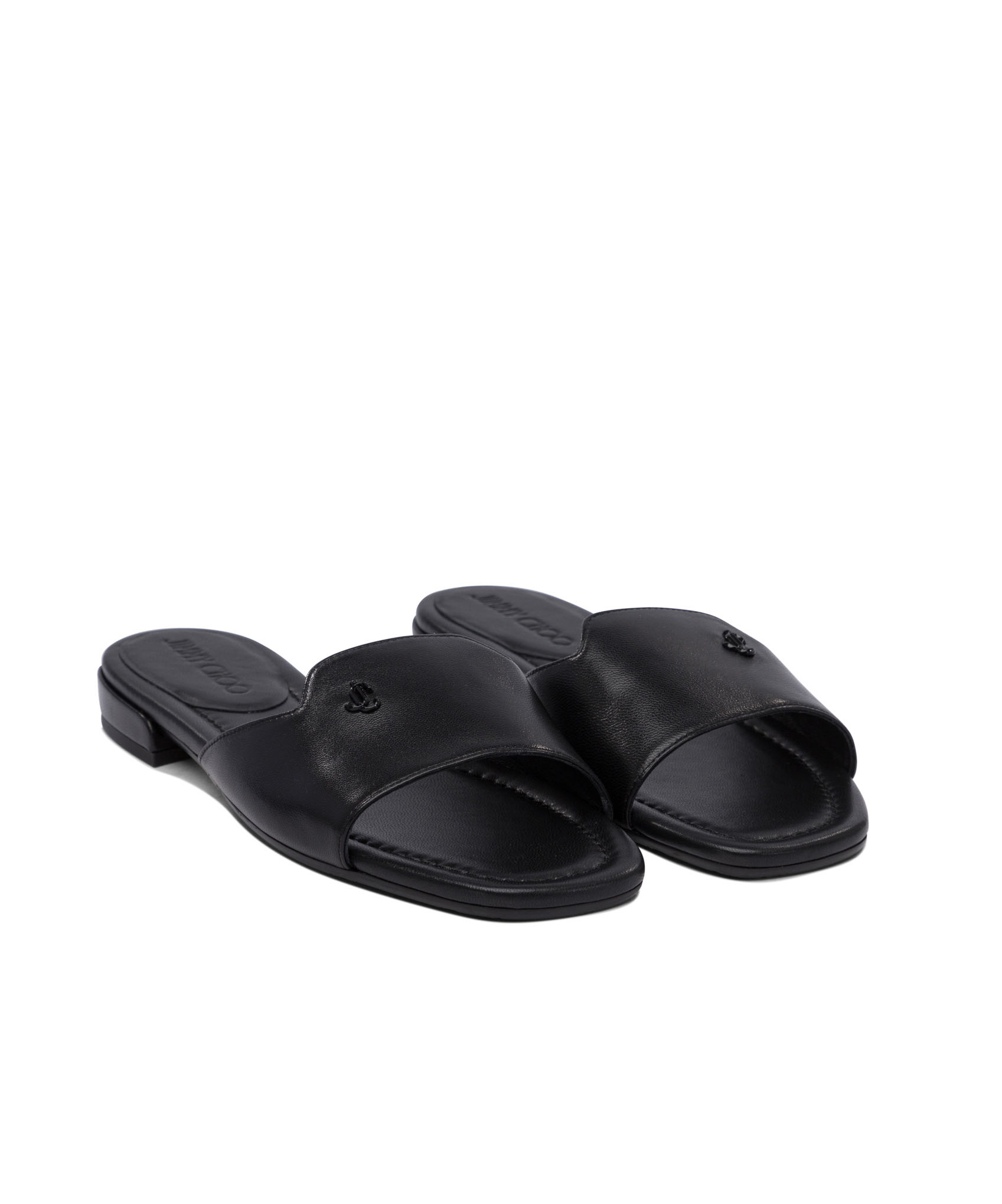 Shop Jimmy Choo Dina Slides In Black