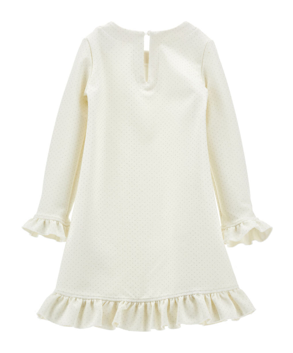 Monnalisa A-line Dress In White