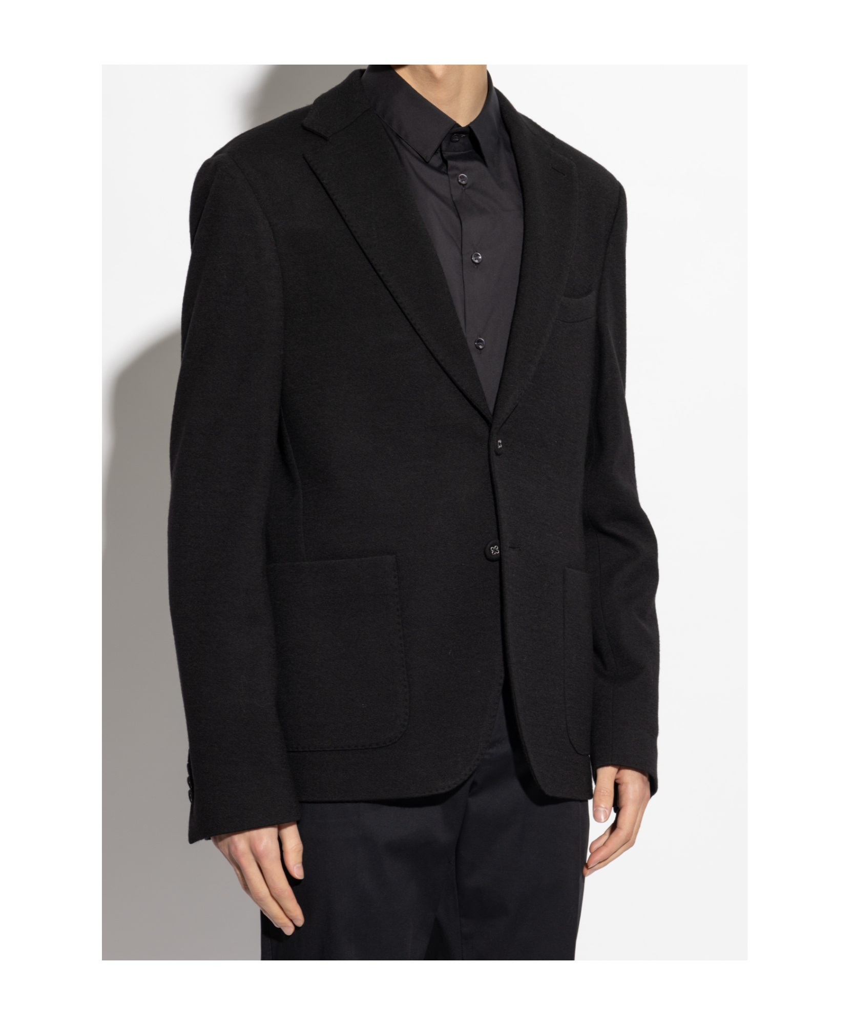 Officine Generale Officine Générale Tailored Blazer Jacket In Black