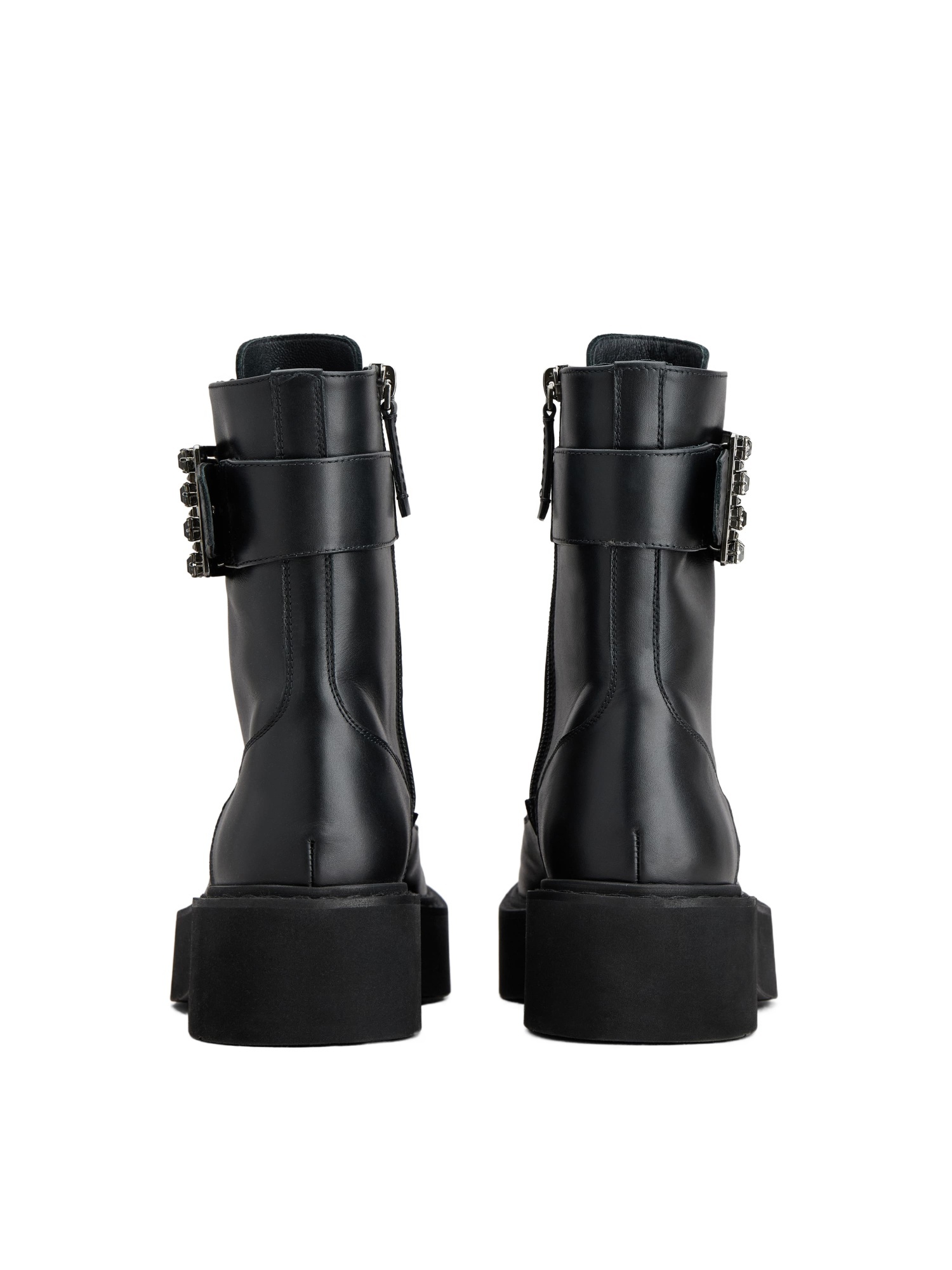 Roger Vivier Women Viv Rangers High Stra Lace-up Boot In Black