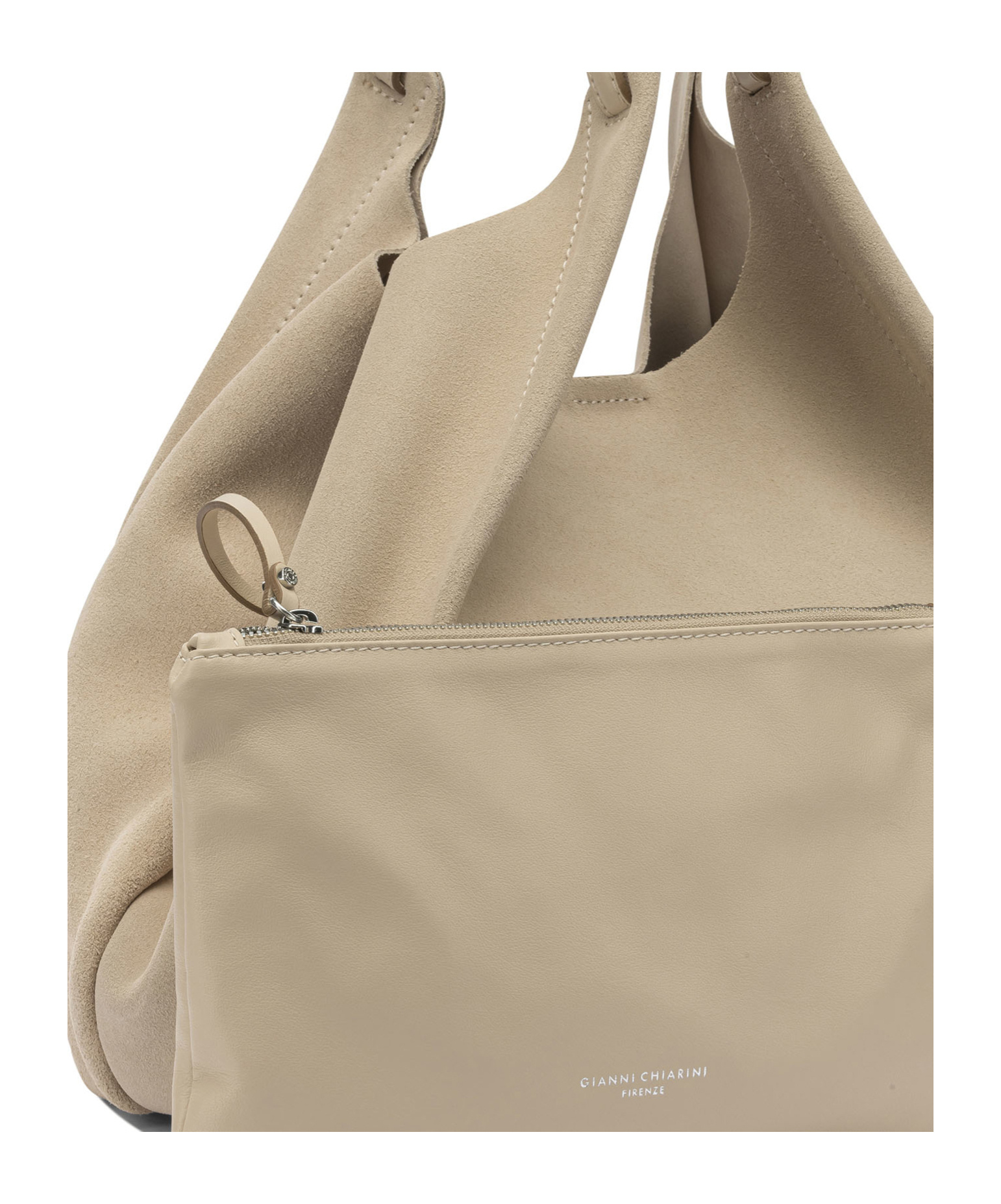 Gianni Chiarini Soft Shoulder Bag In Brown