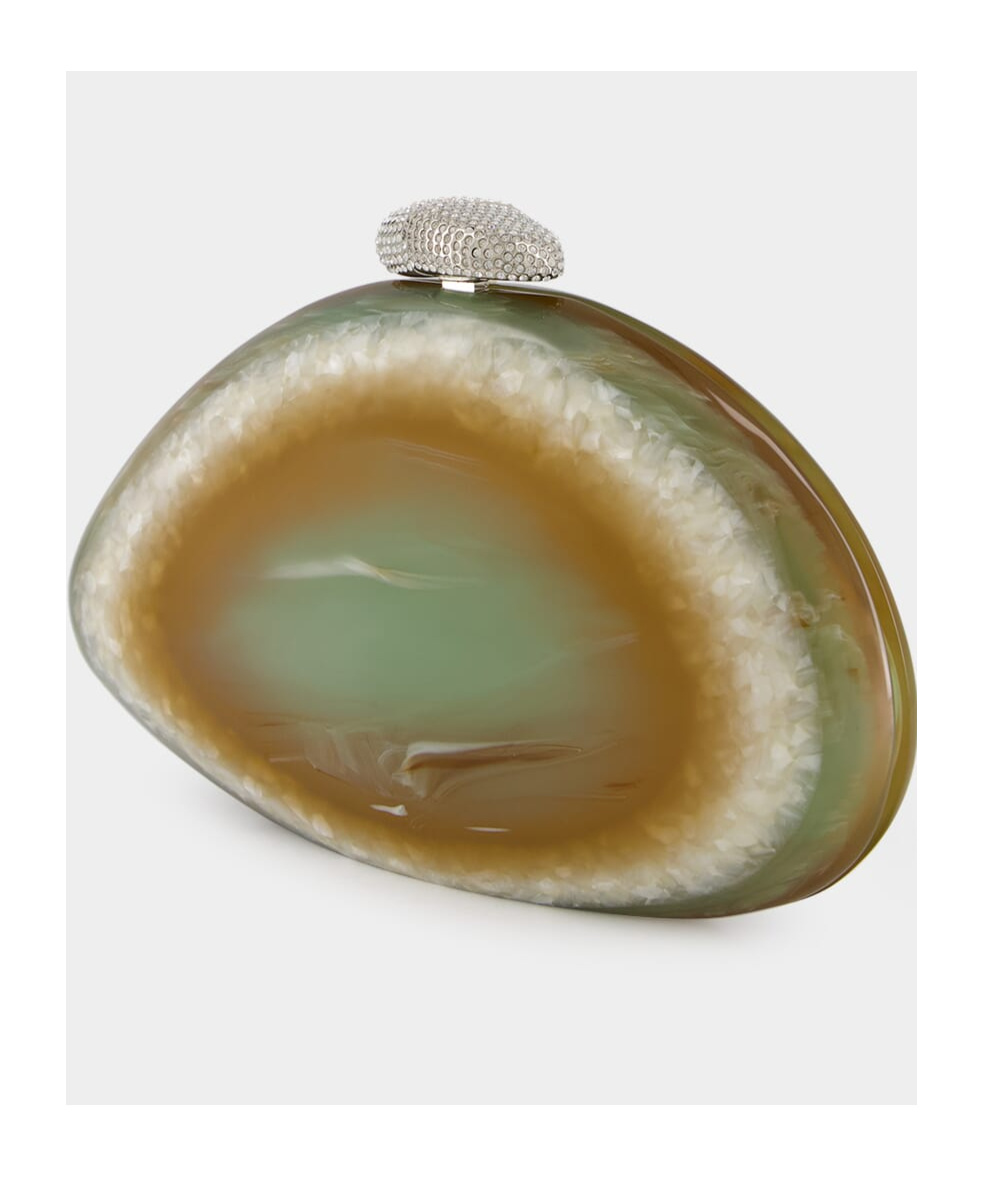 Benedetta Bruzziches Ariel Geode-effect Clutch Bag