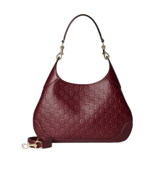 Gucci B Medium Shoulder Bag In Red