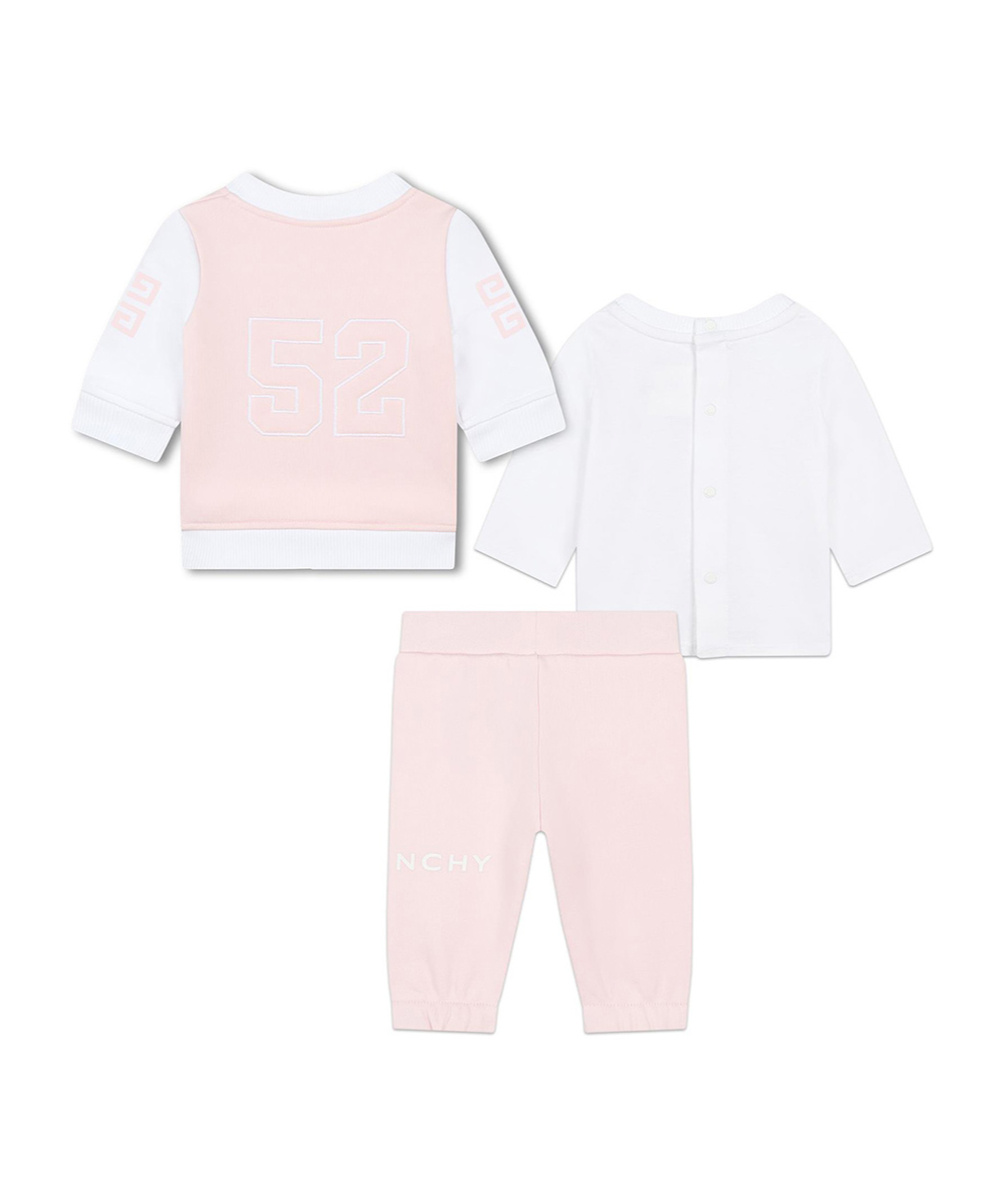 Givenchy Long Sleeve T-shirt Set In Pink