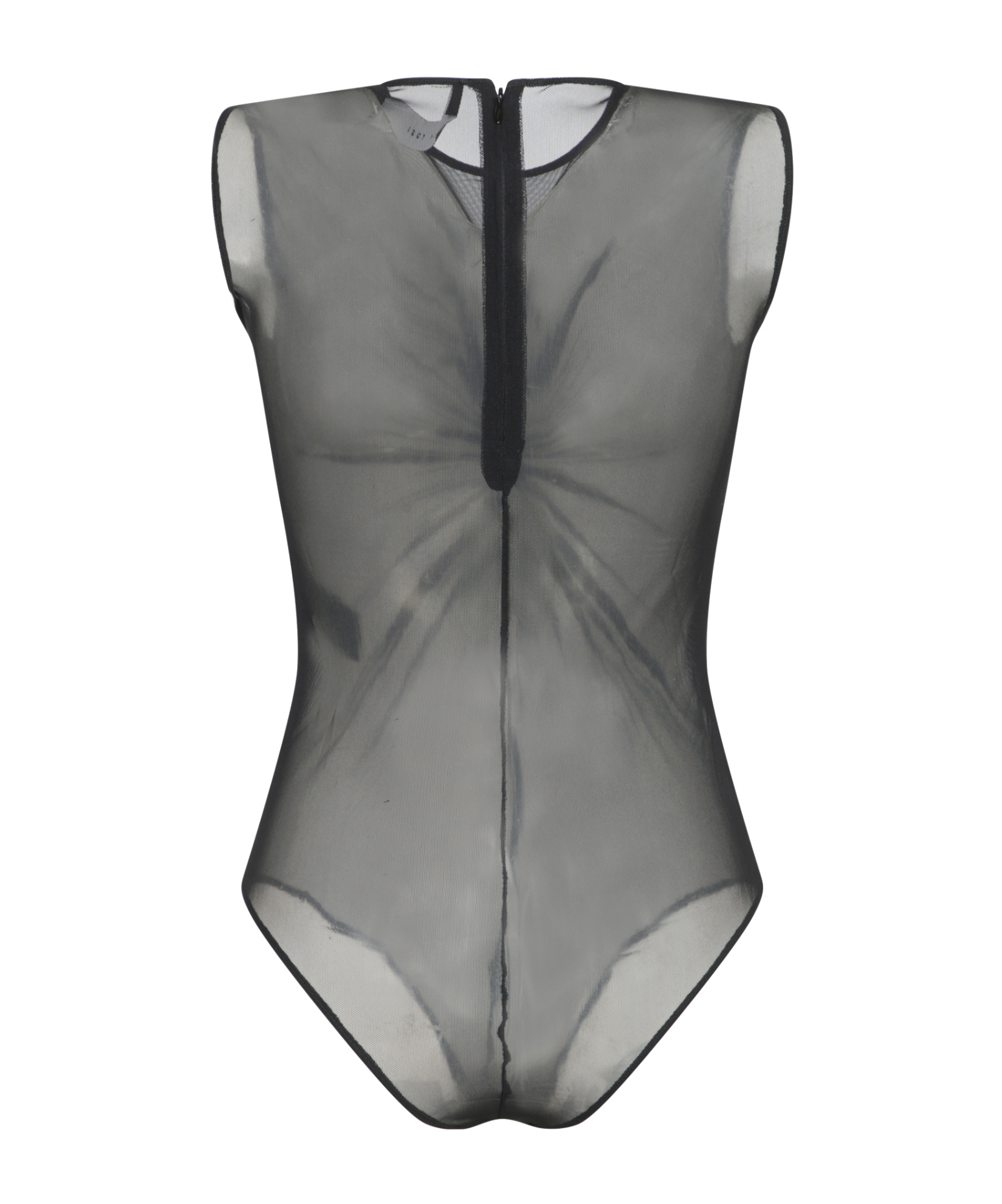 Federica Tosi Zipper Bodysuit In Black