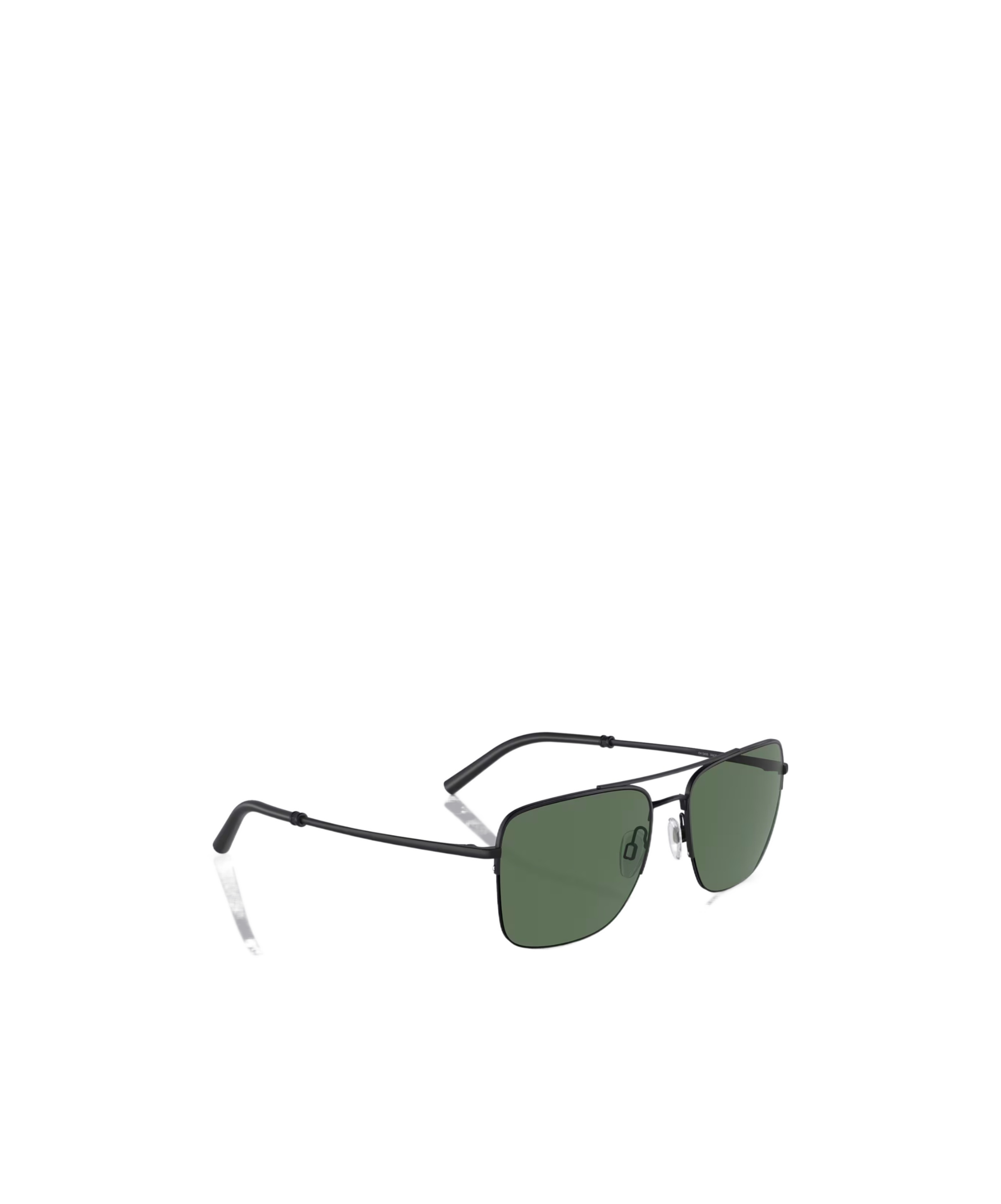 Oliver Peoples Roger Federer 56mm Polarized Pilot Sunglasses In Green