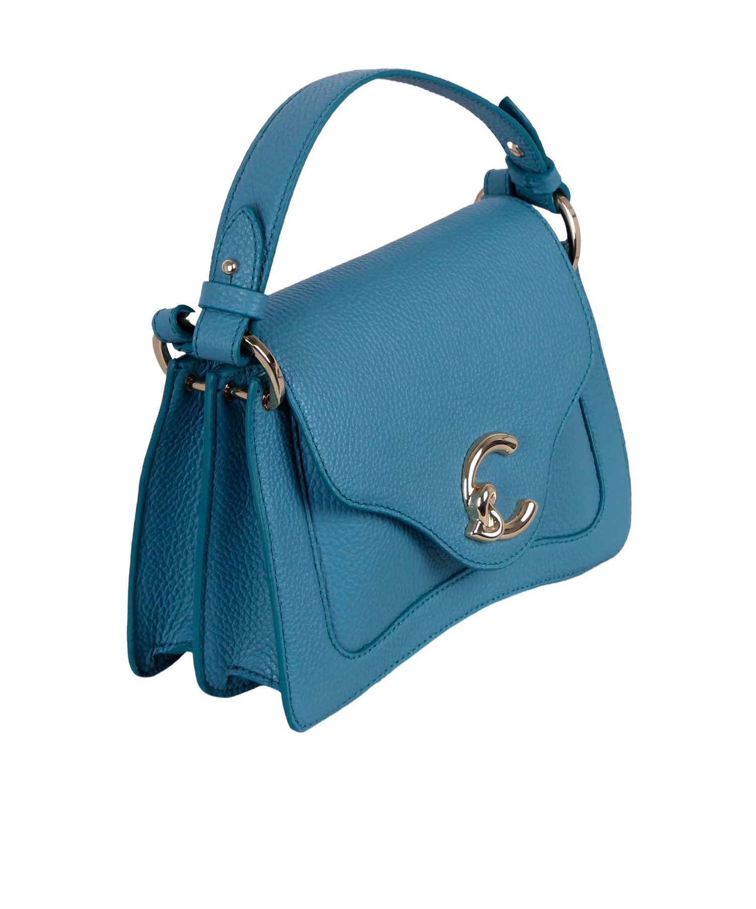 Coccinelle C-me Small Tote In Blue