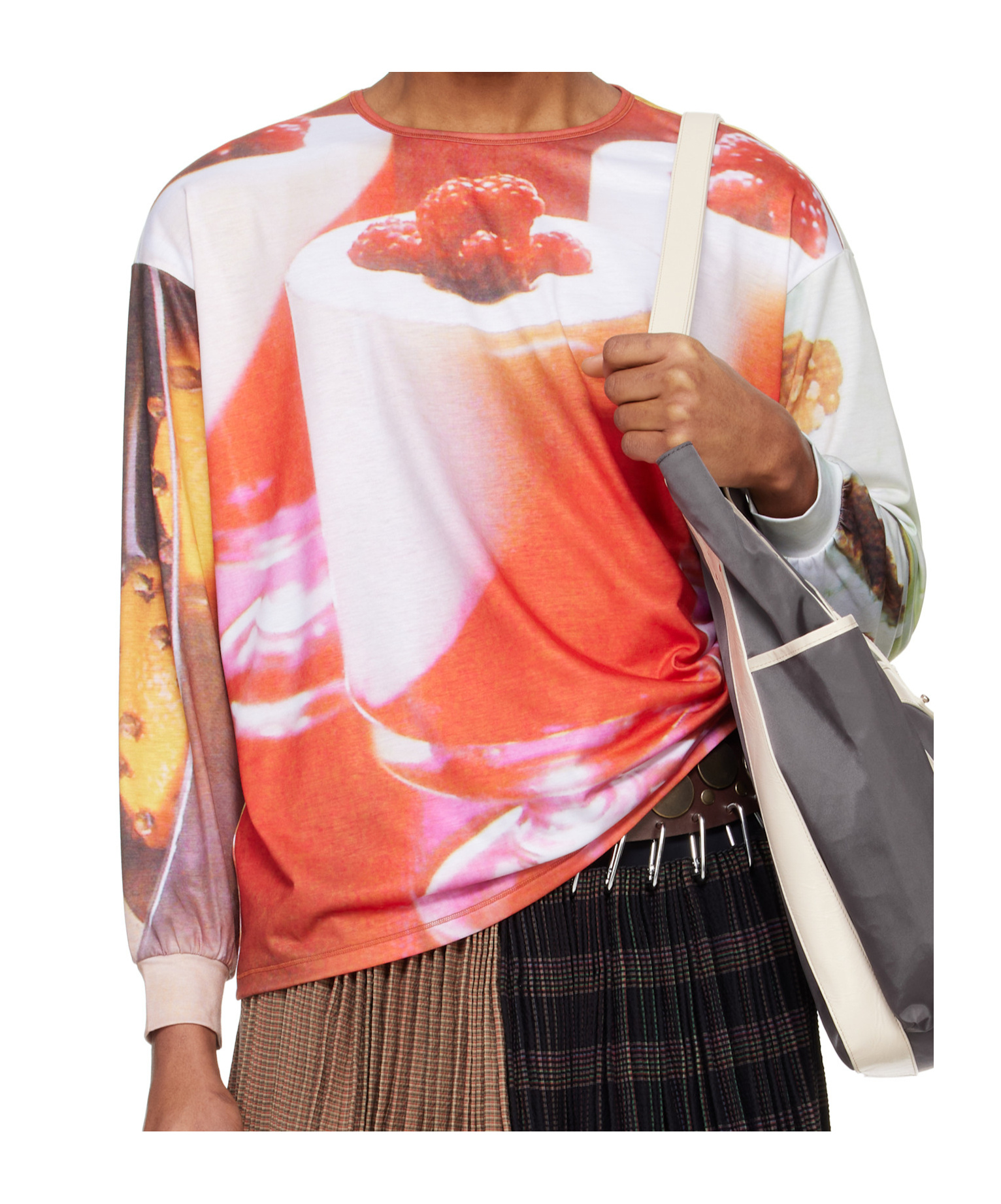 Chopova Lowena Ssense Exclusive Multicolor Oversized Jersey Dessert T-shirt In Multicolor