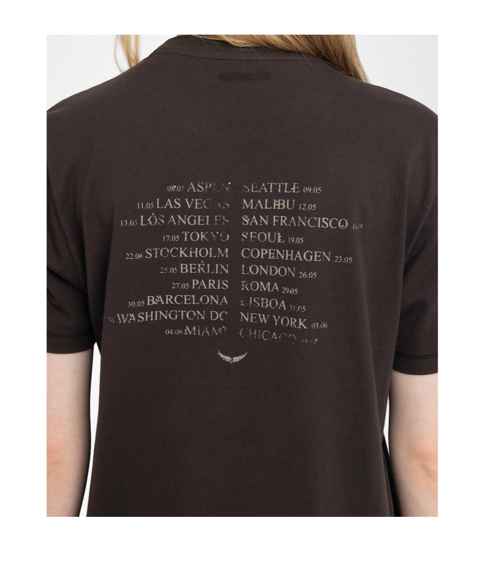 Zadig & Voltaire Short-sleeved T-shirt In Black