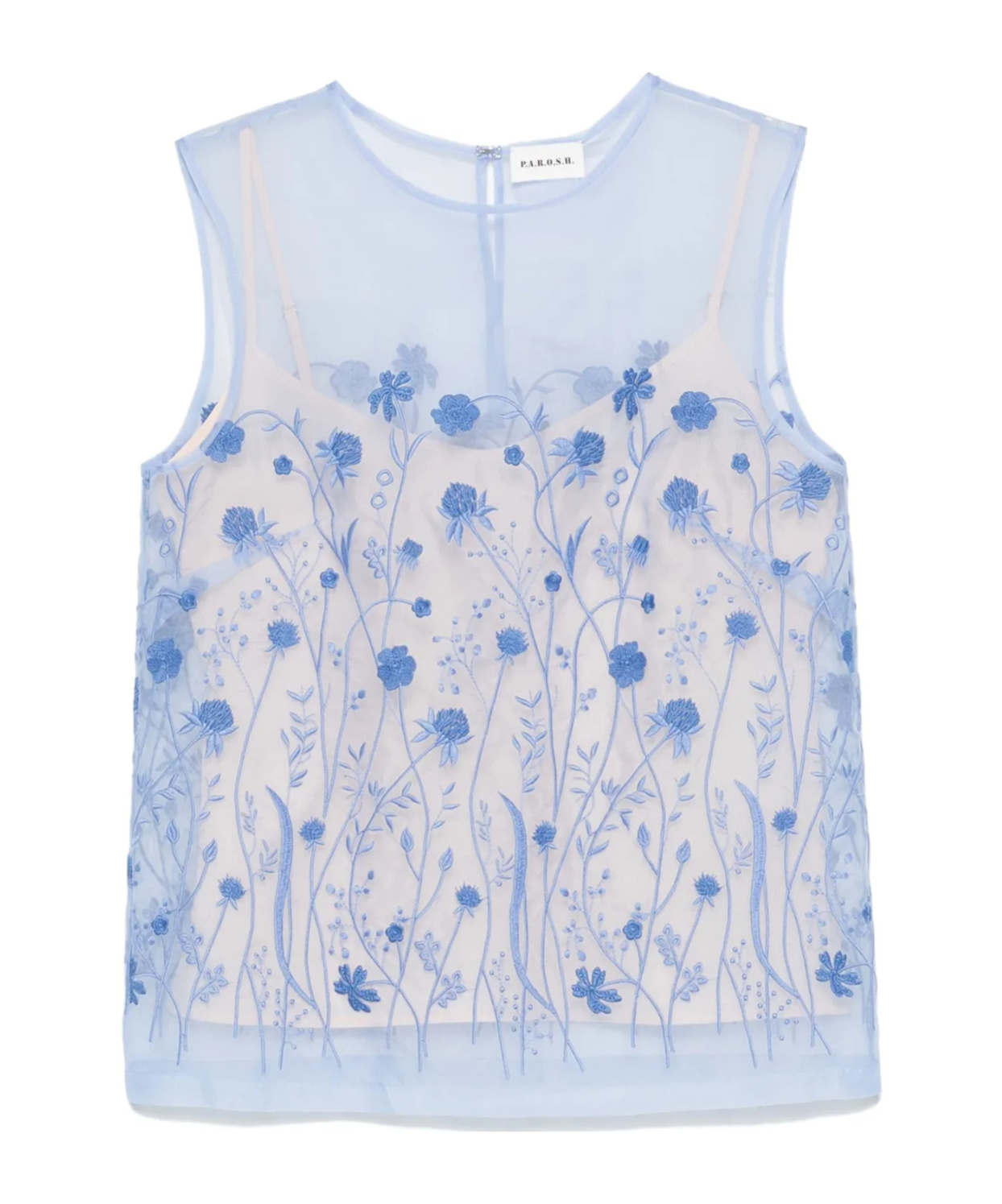 P.A.R.O.S.H FLORAL-EMBROIDERY TOP 