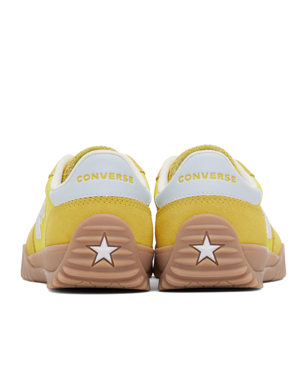 Converse Logo Lacing Sneakers In Yellow