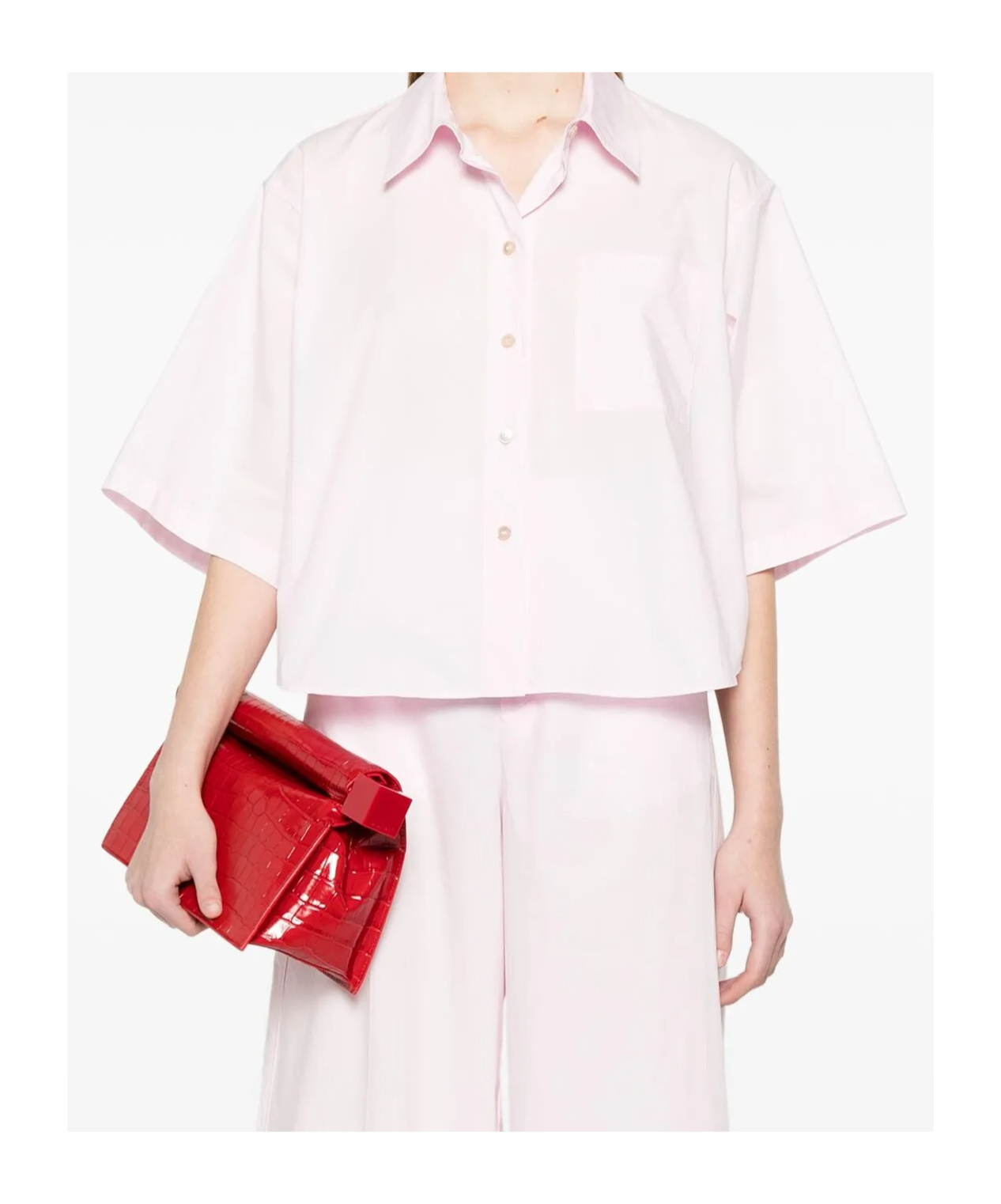 FORTE FORTE HALF SLEEVE SHIRT