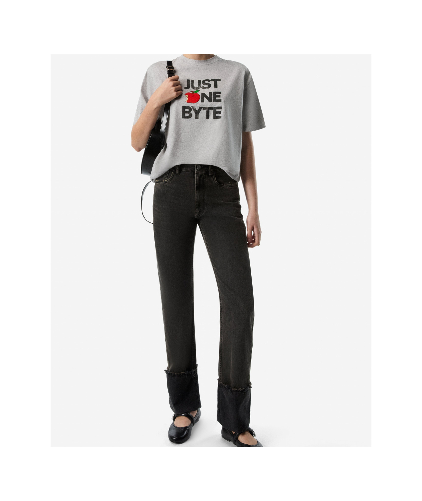 Coperni Disney X Just One Byte Boxy T-shirt In Grey