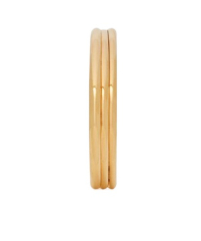 Saint Laurent Triple Wire Cuff Bracelet In Metal In Gold