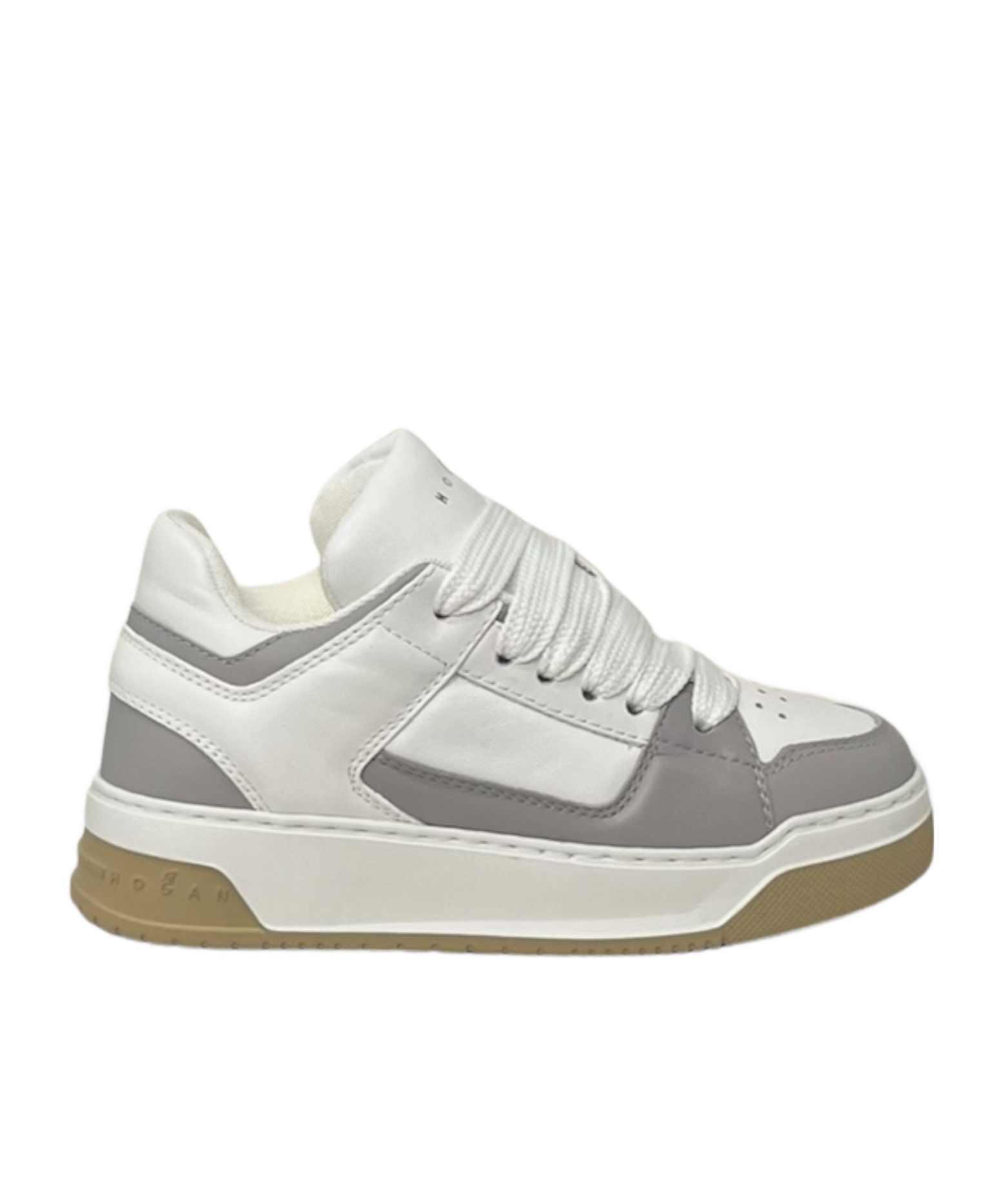 Hogan Chamallow Panelled Sneakers In White