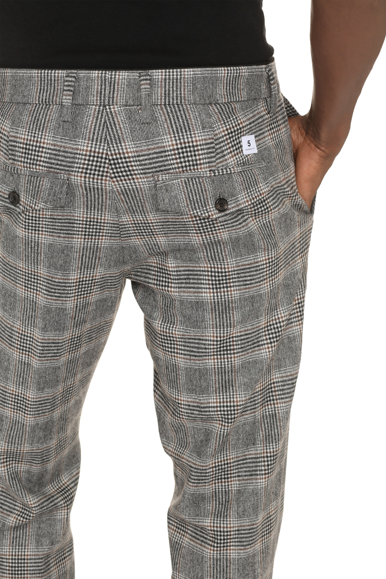 Department Five Department 5 Setter Chino Pants In Wool Blend In Gray