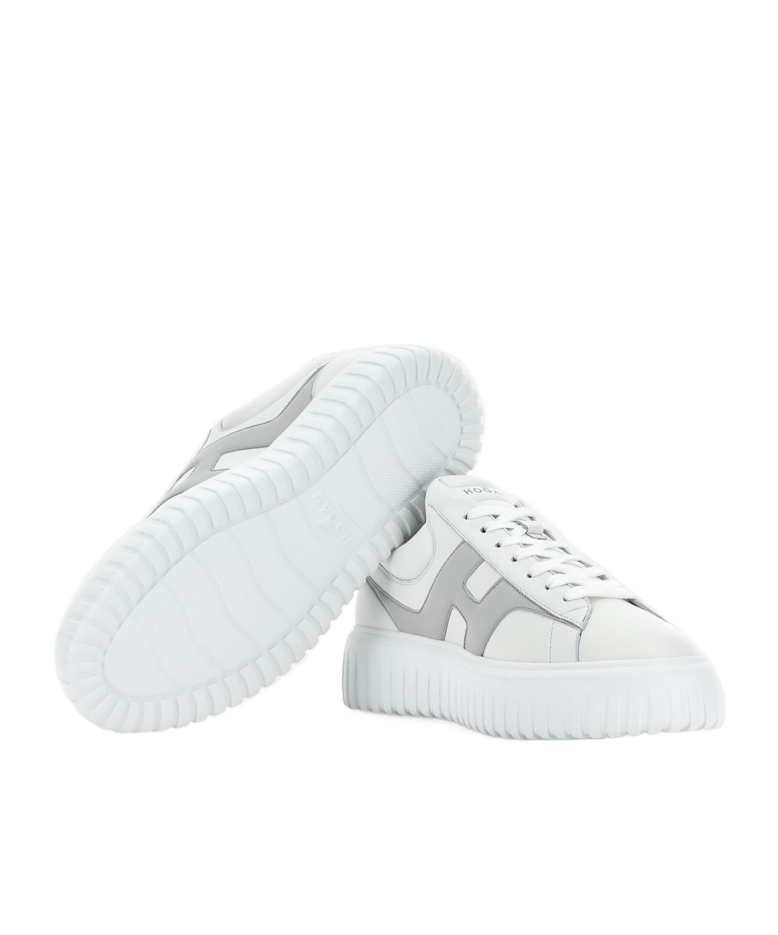 Hogan Thick Sole Sneakers In White