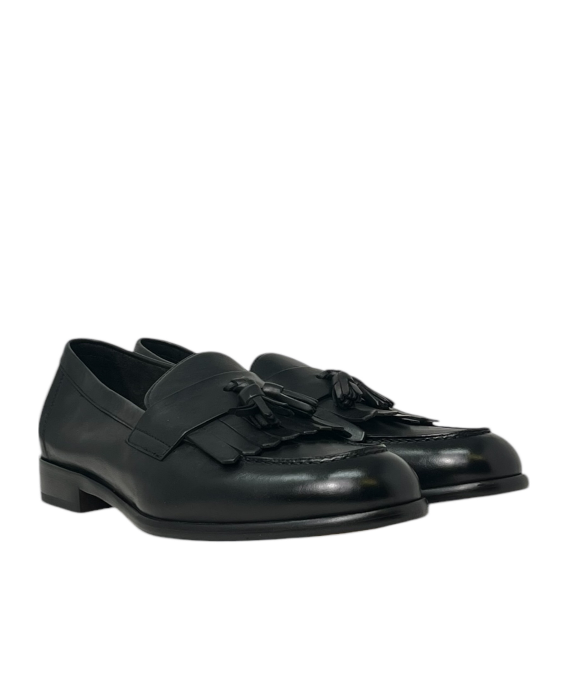 Doucal's Moccasin With Tassel In Black