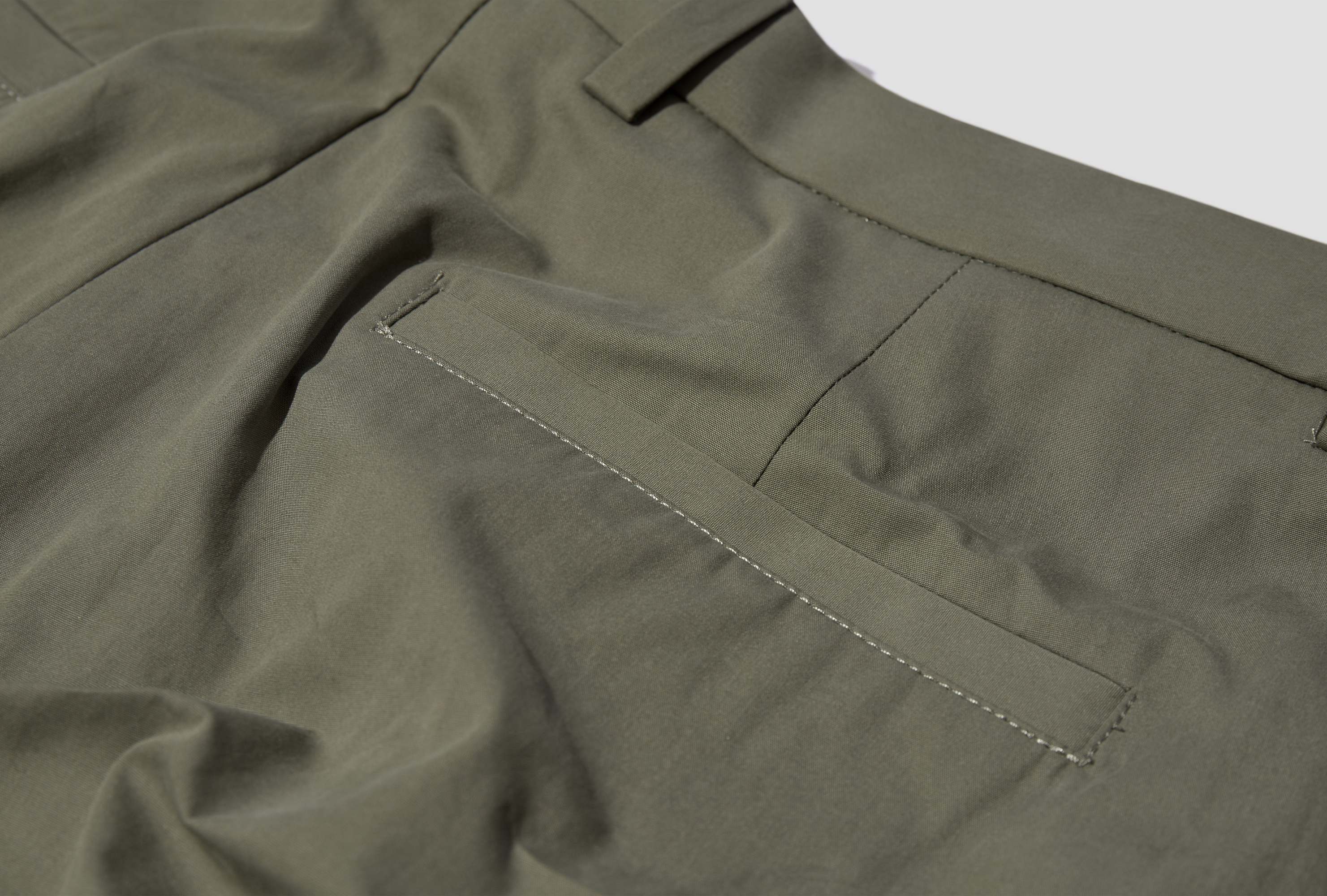 Apc Belt-loop Casual Pants In Green