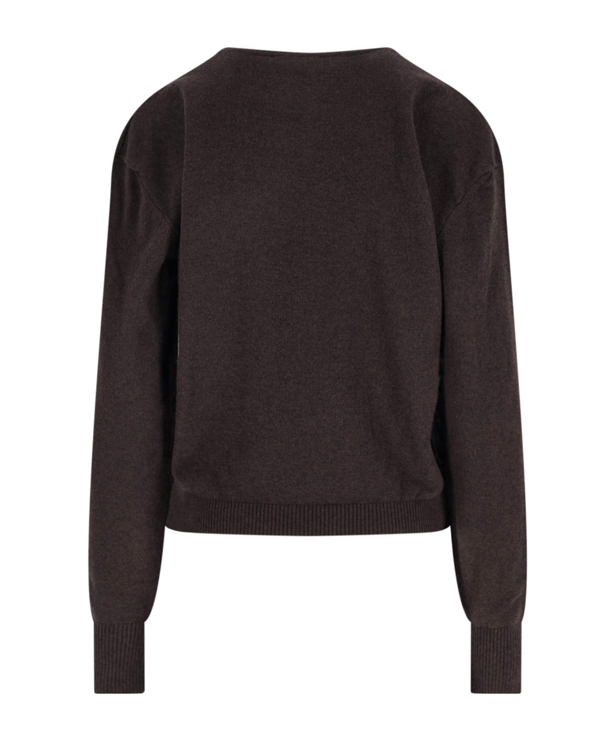 Paloma Wool Ribbed Round-neck Sweater In Brown