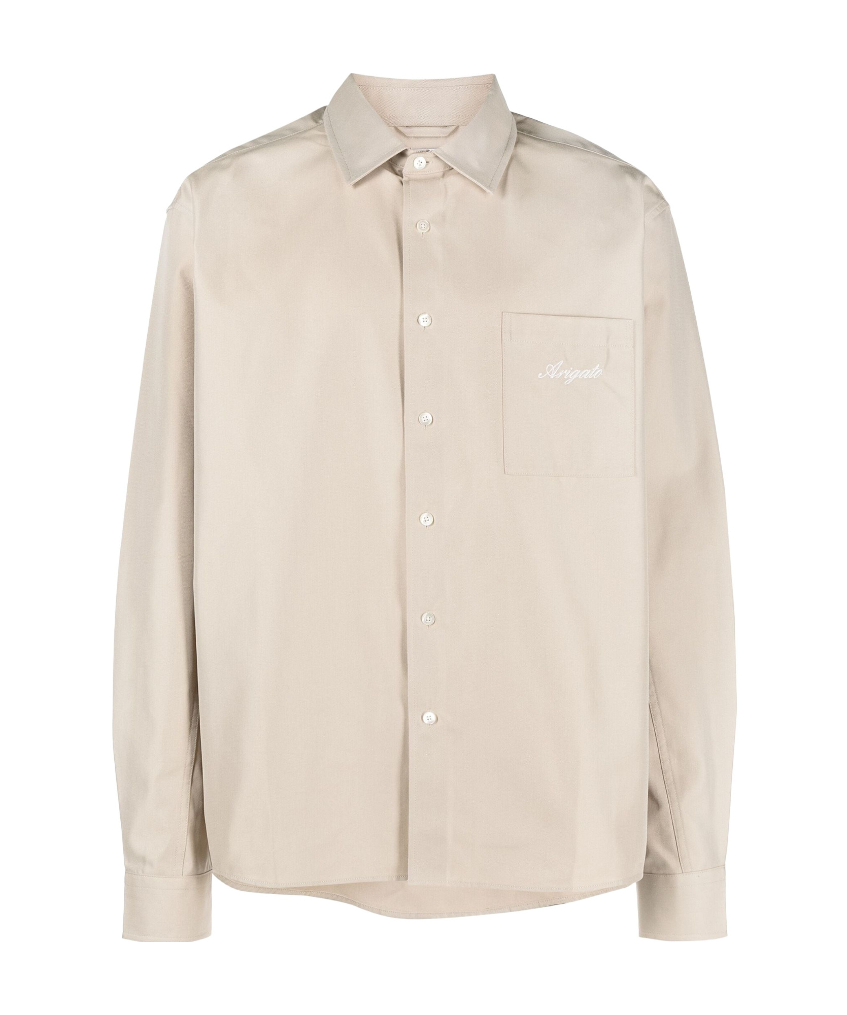 Shop Axel Arigato Long-sleeved Shirt In Nude