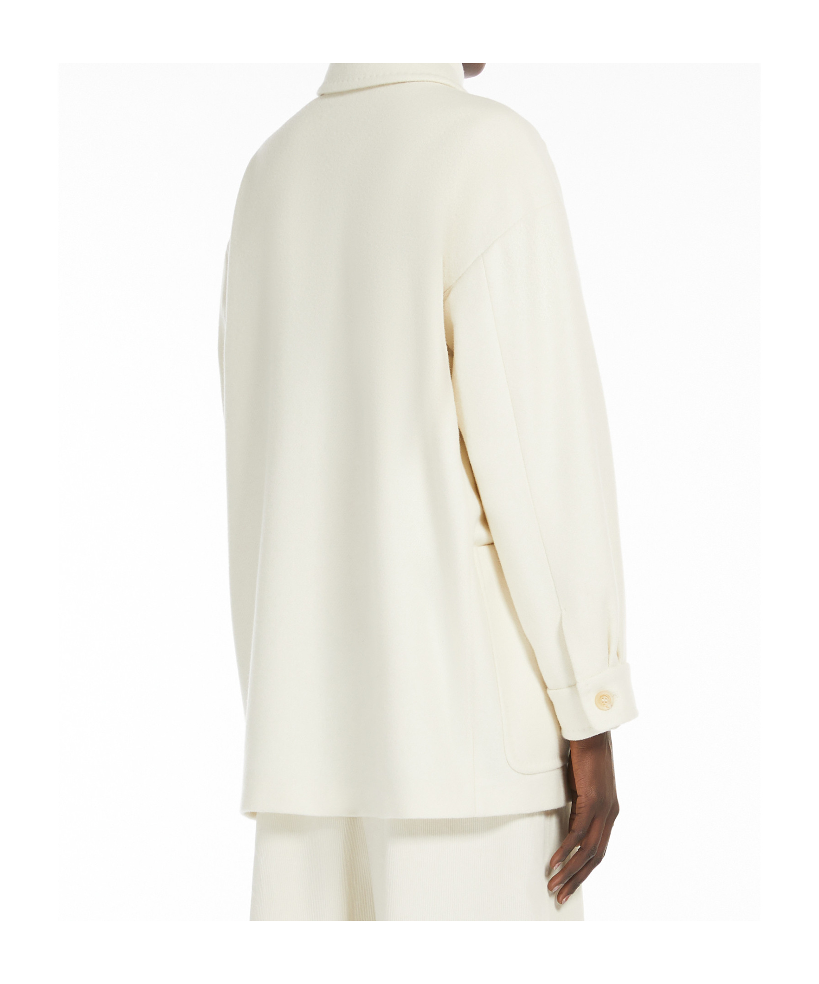 Max Mara Long-sleeved Casual Jacket In White