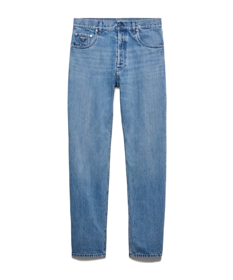 Prada Low-rise Jeans In Blue