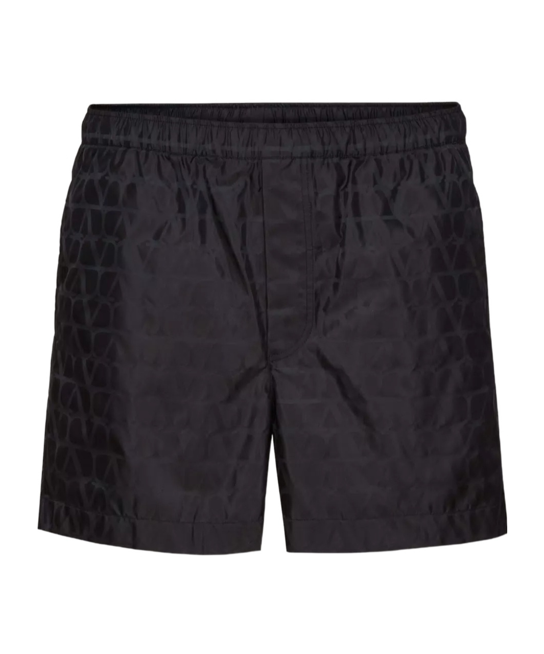 Valentino Nylon Swimsuit With Toile Iconographe Print In Black