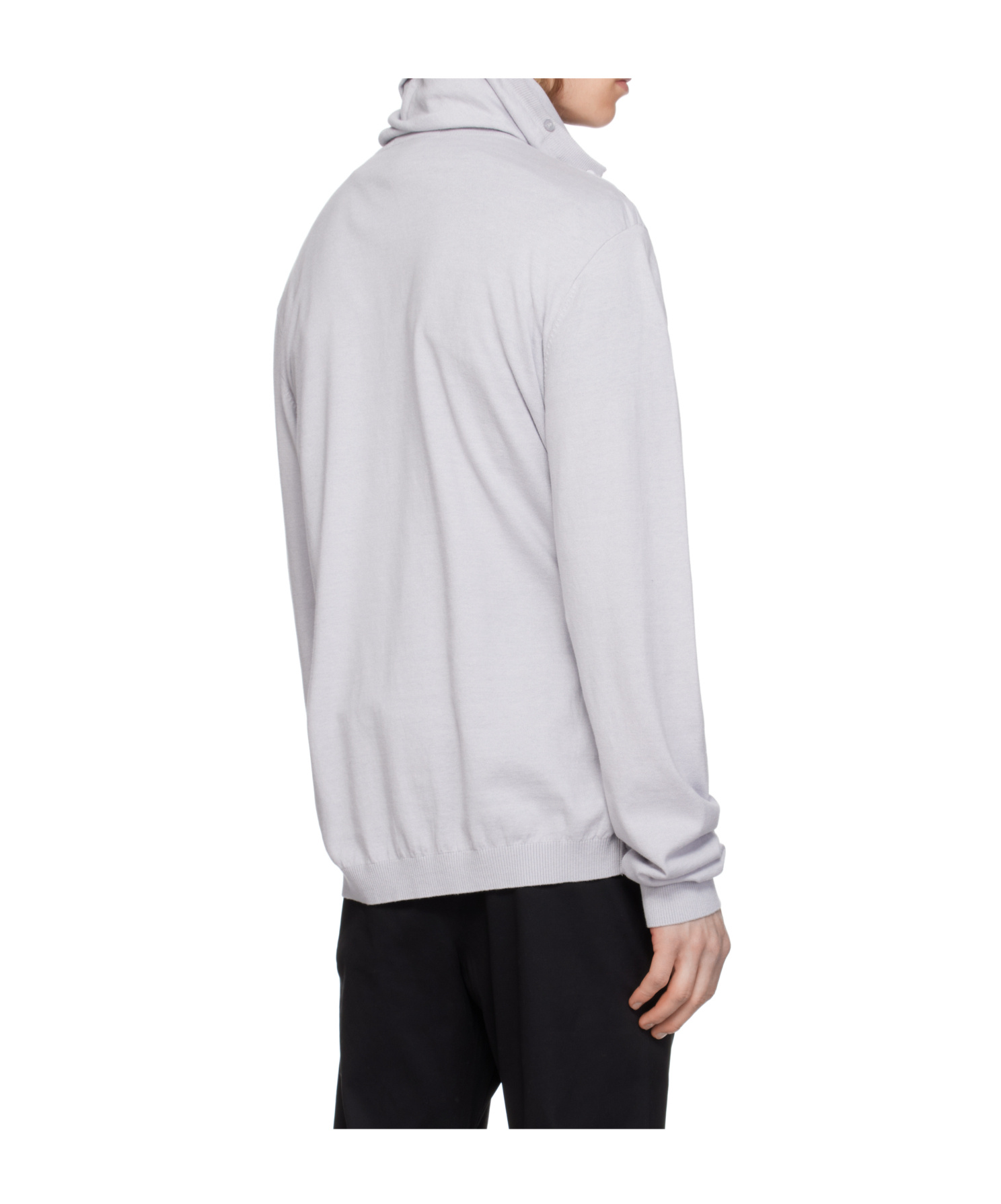 Post Archive Faction (paf) Gray 8.0 Knit Center Hoodie In Gray