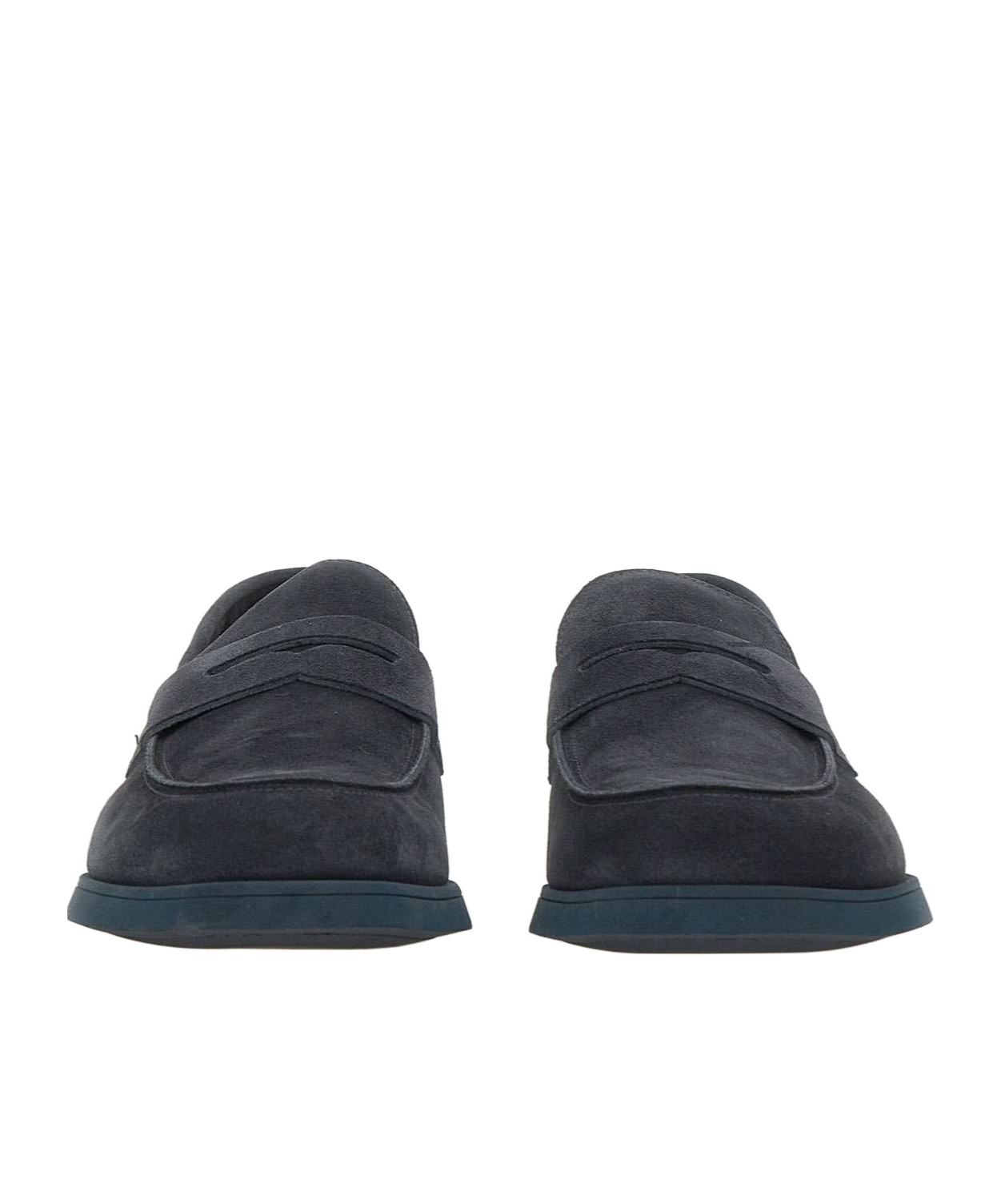 Doucal's 'standford' Black Slip-on Loafers In Black