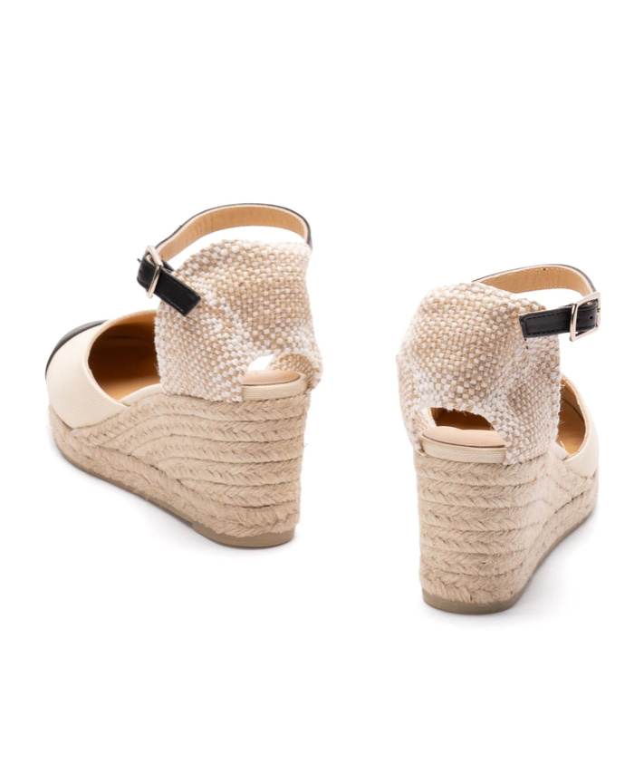 Shop Castaã±er Castañer Coraline/6/264 Wedged Espadrilles In Nude