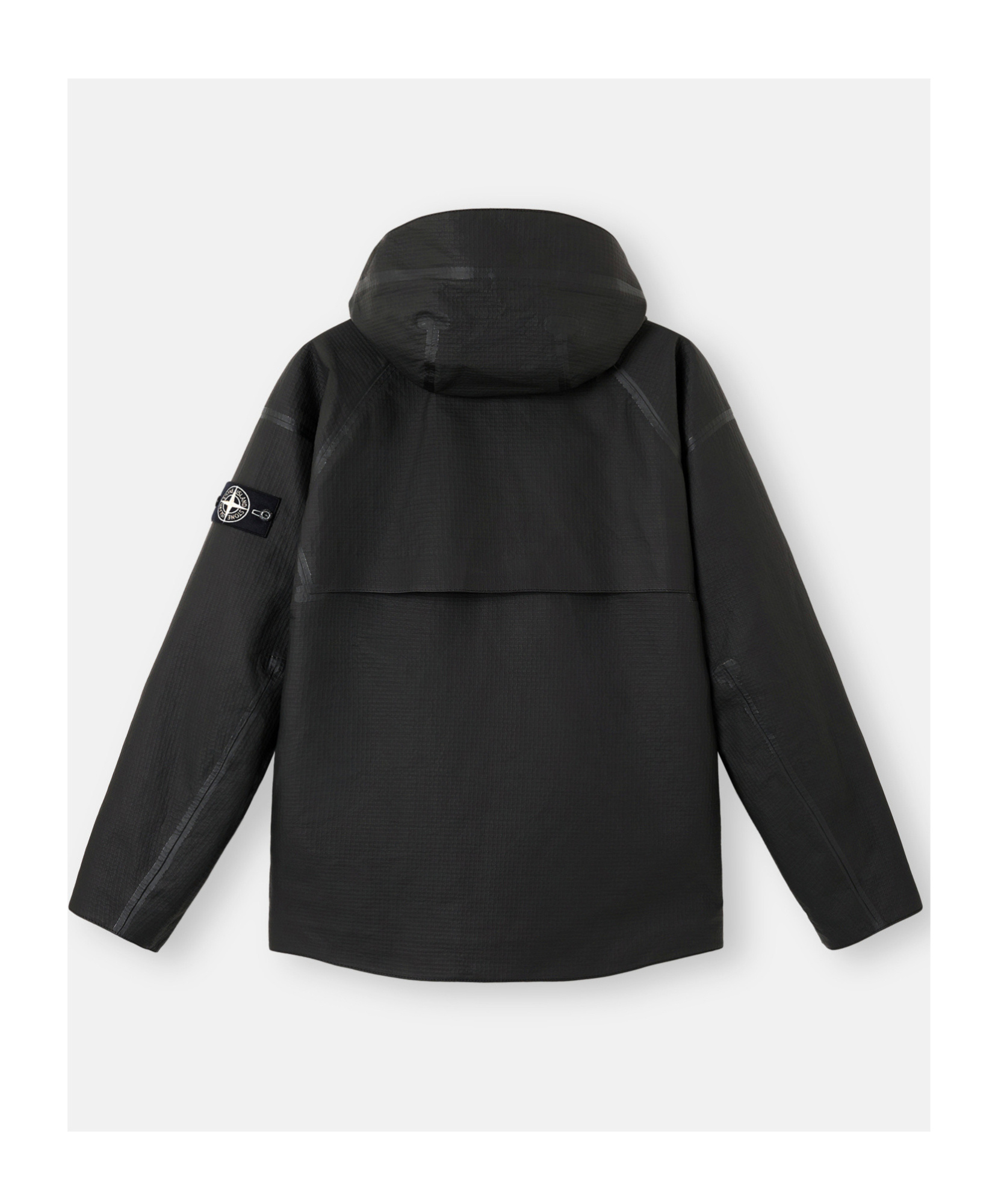 Stone Island Padded Parka With Waterproof Details And Anti-drop In Black
