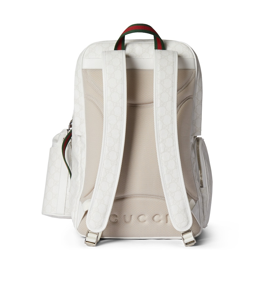 Gucci Gg Large Backpack In White