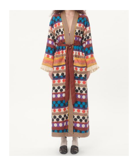 Valentino Polka Dot Print Robe