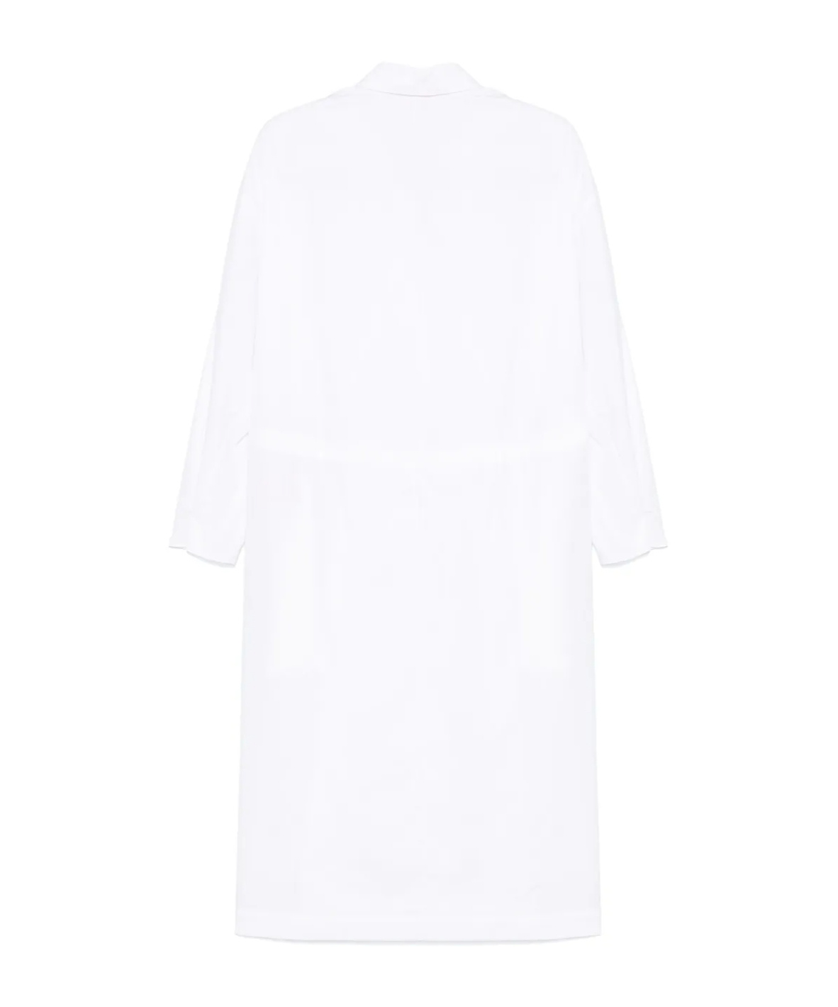 Marni Belted Waist Midi Dress In White