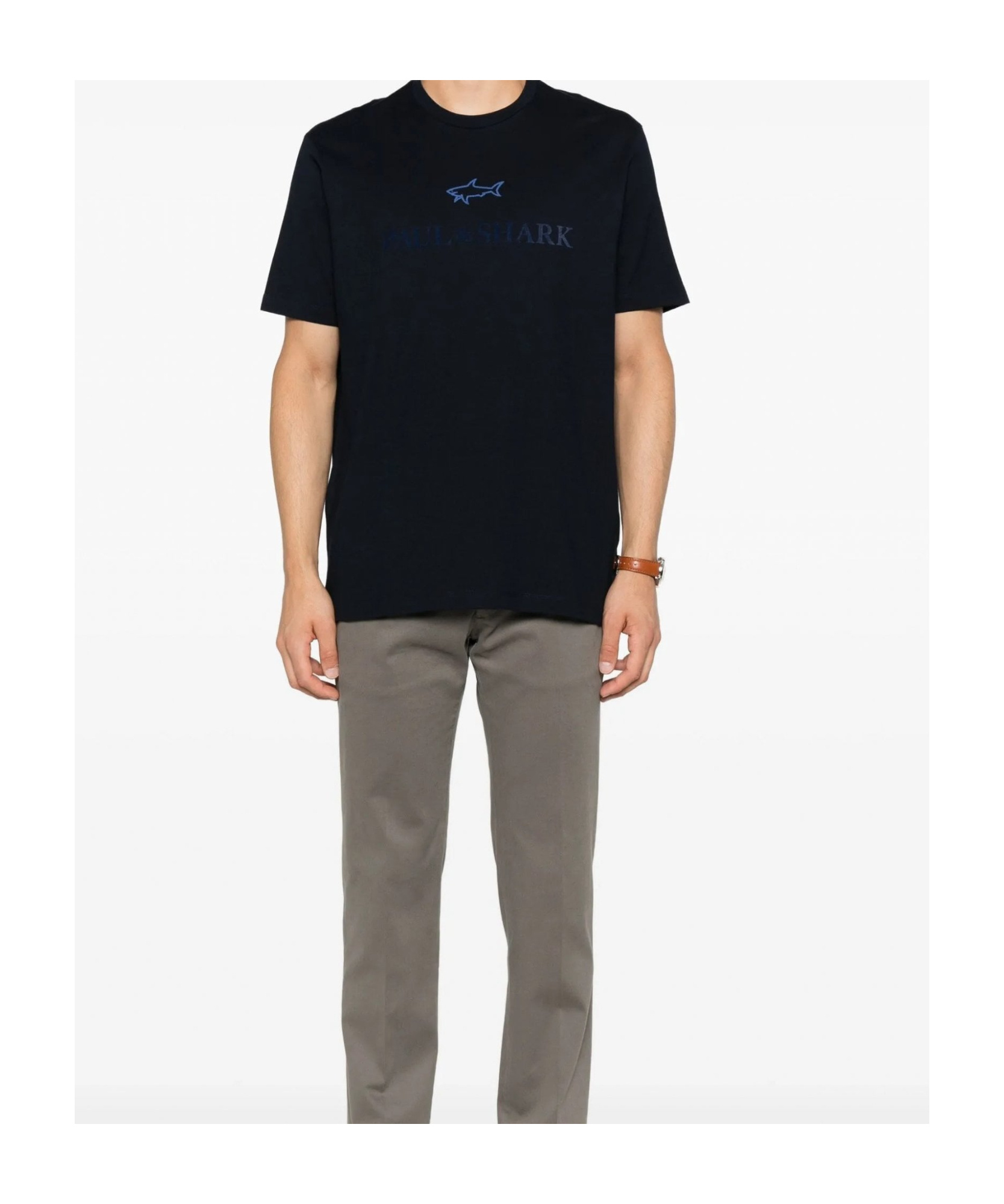 Paul & Shark Cotton T-shirt In Black