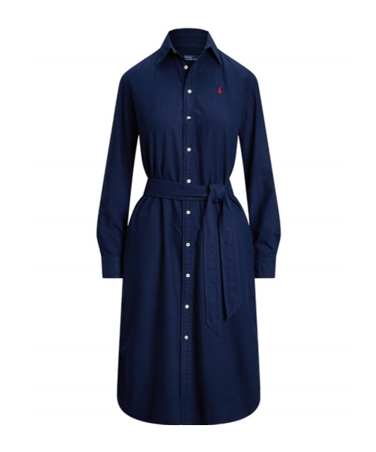 Polo Ralph Lauren Shirt Dress In Black