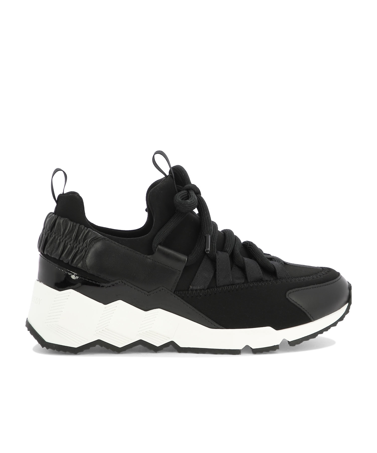 Pierre Hardy Trek Comet Lace-up Sneakers In Black