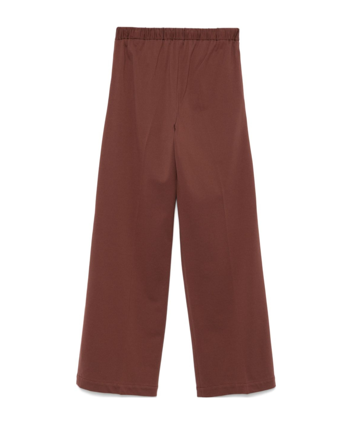 Circolo 1901 Straight-leg Track Pants In Chocolate Brown
