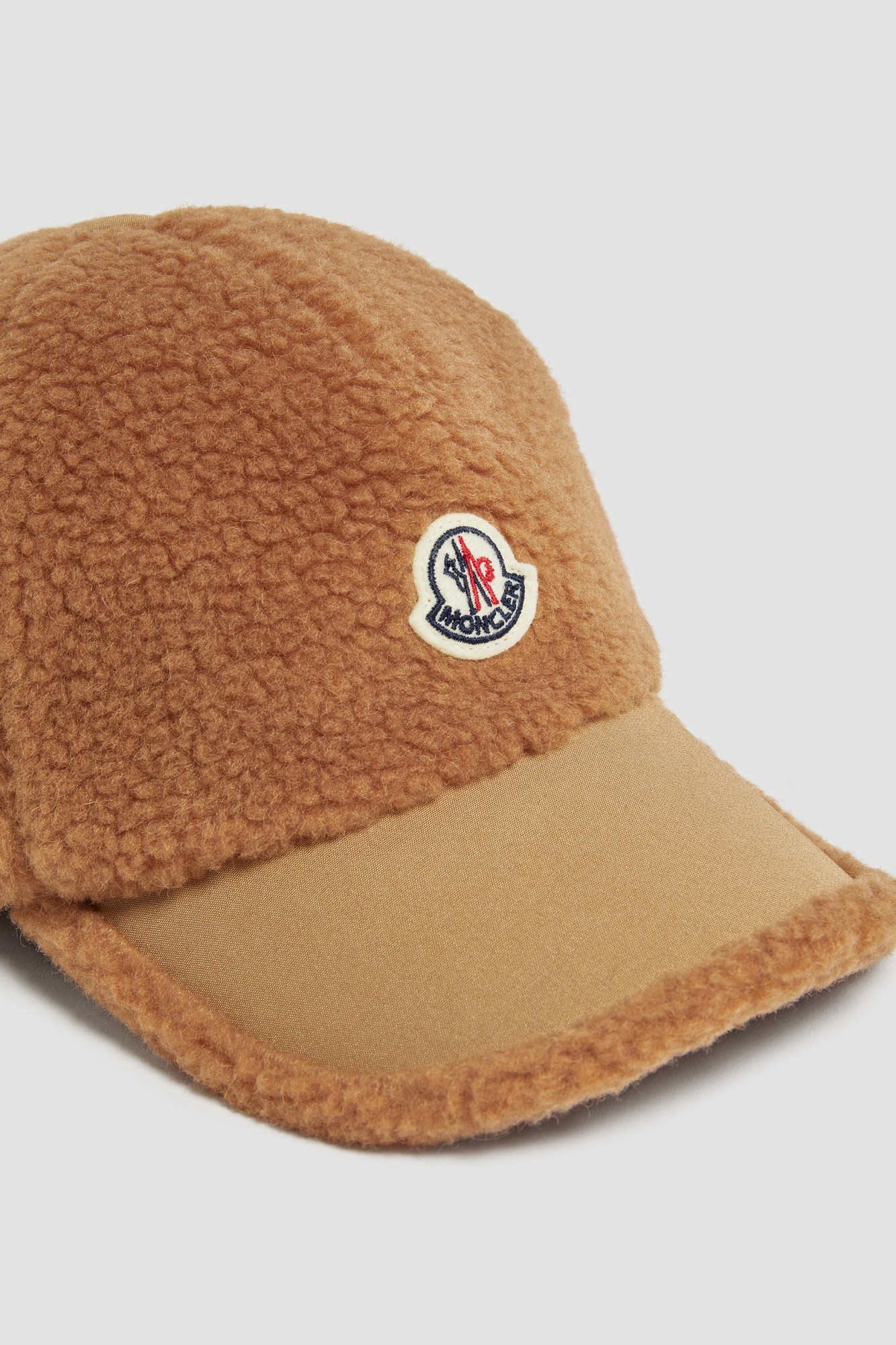 Moncler Logo Hat In Brown