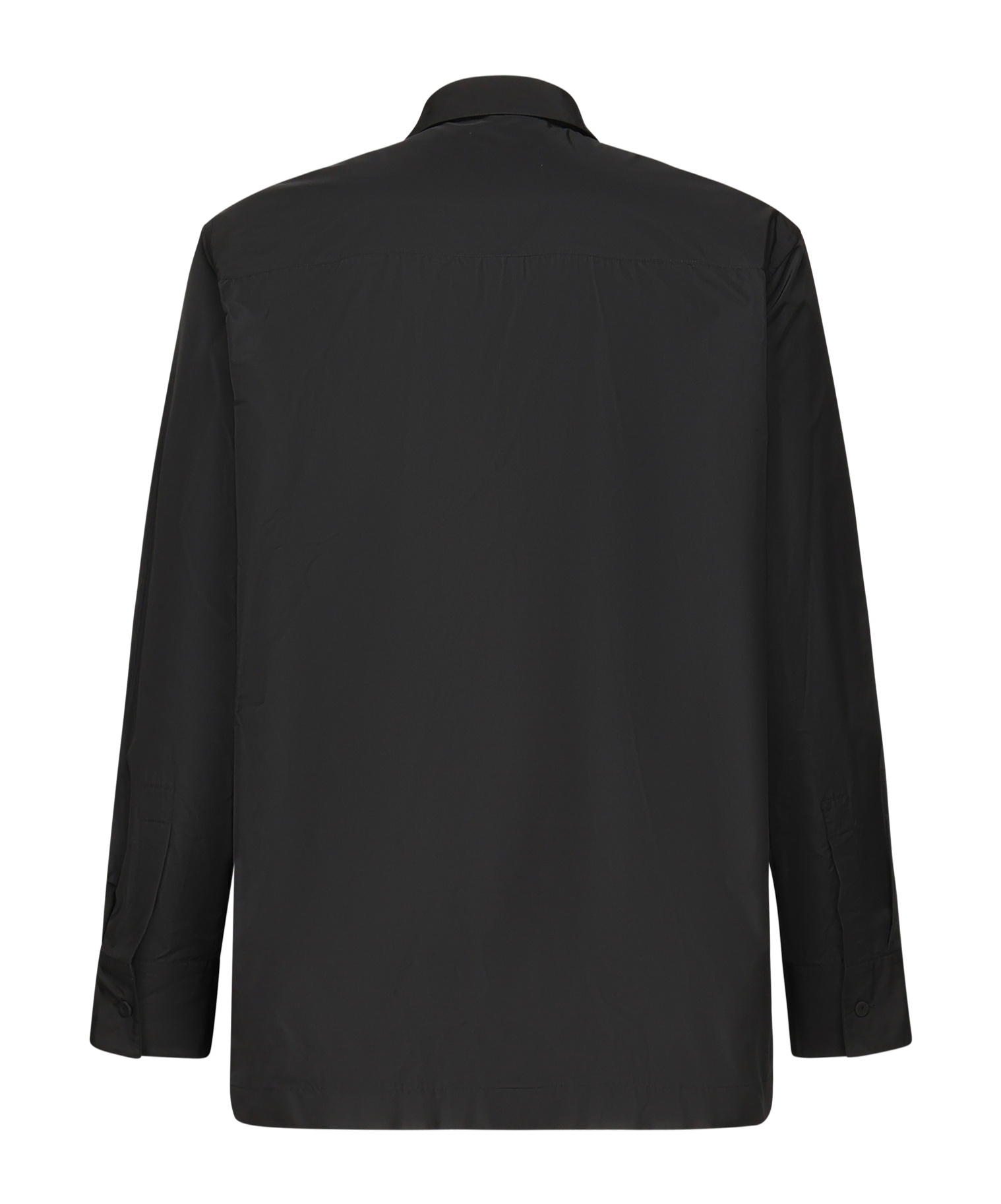 Jil Sander Tailored Long Sleeves Point Collar Shirt In Black