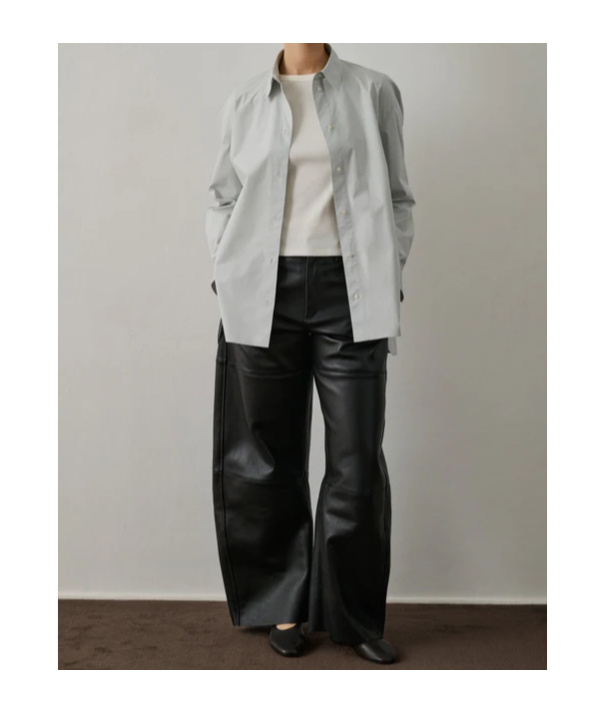 Soeur Panelled-leather Balloon Trousers In Black