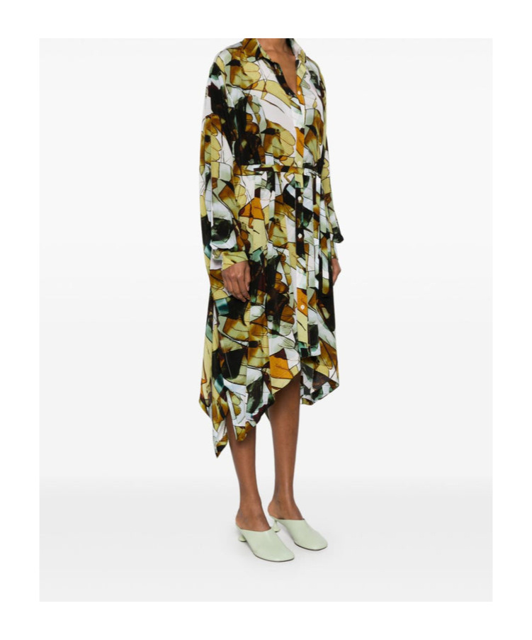 Shop Henrik Vibskov Square Dress In Multicolor