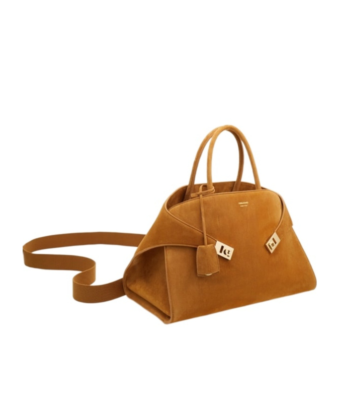 Ferragamo Medium Hug Tote Bag In Brown