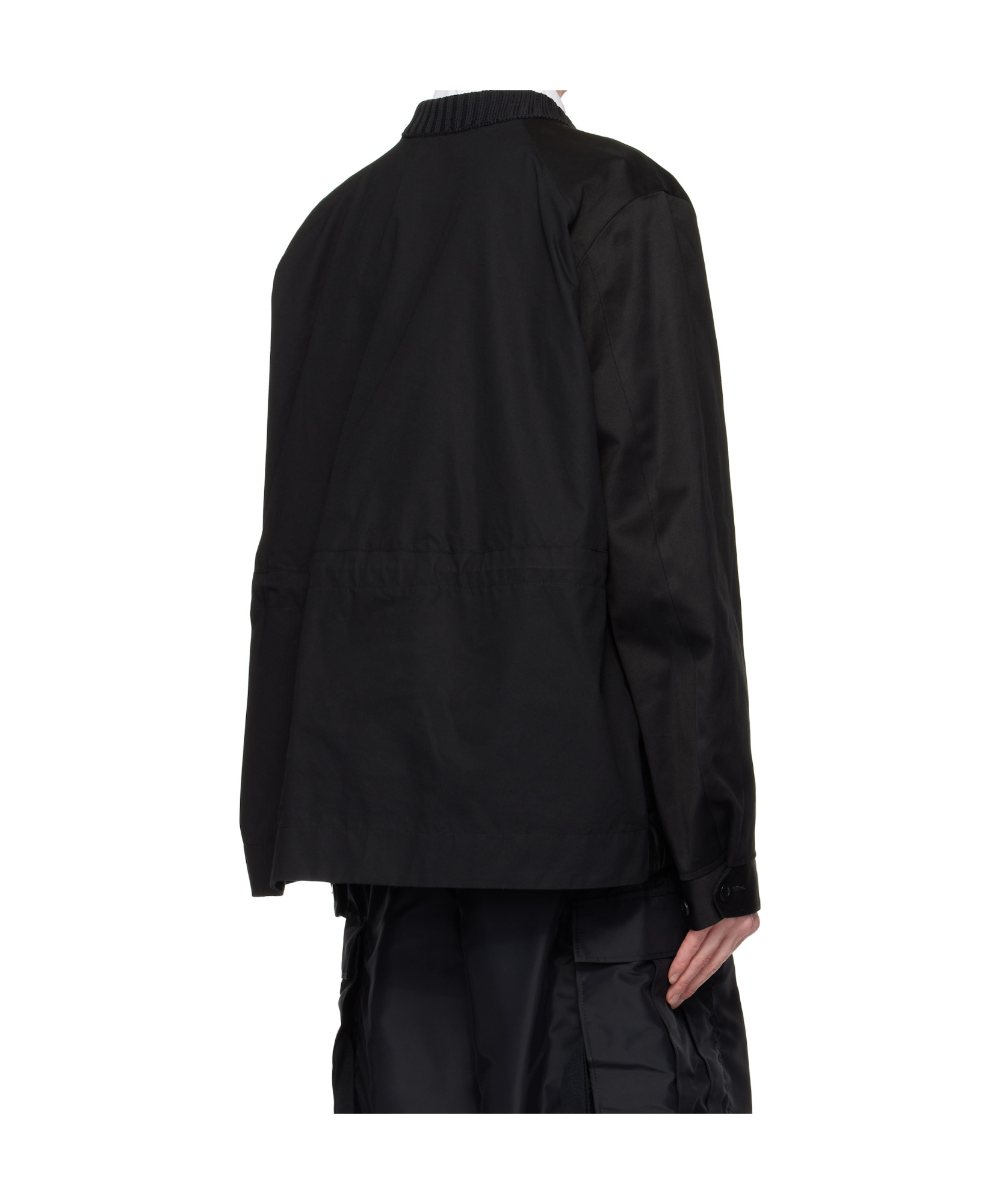 Sacai Long Sleeve Sweater In Black