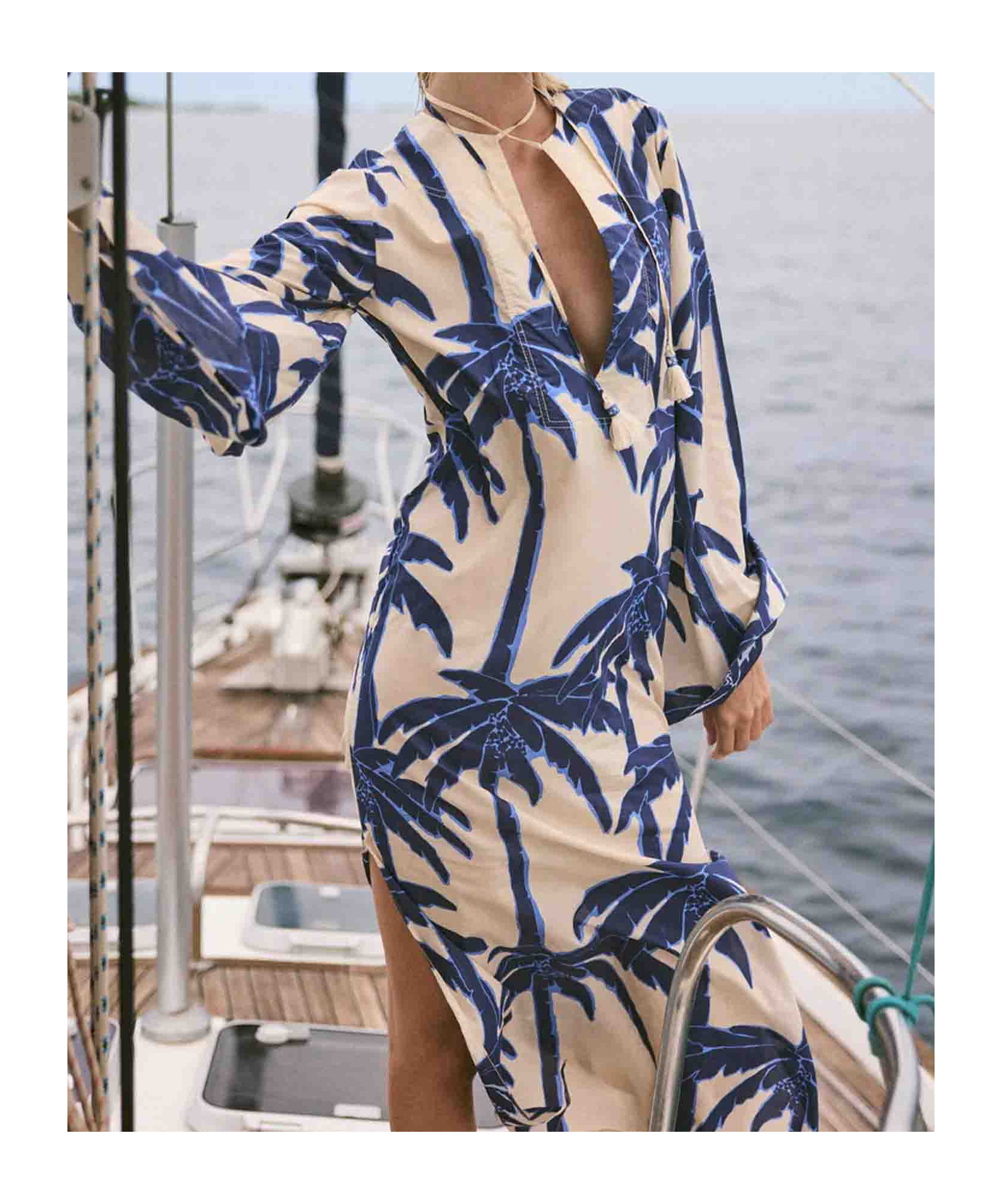 Shop Johanna Ortiz Graphic Design Dress In Nude