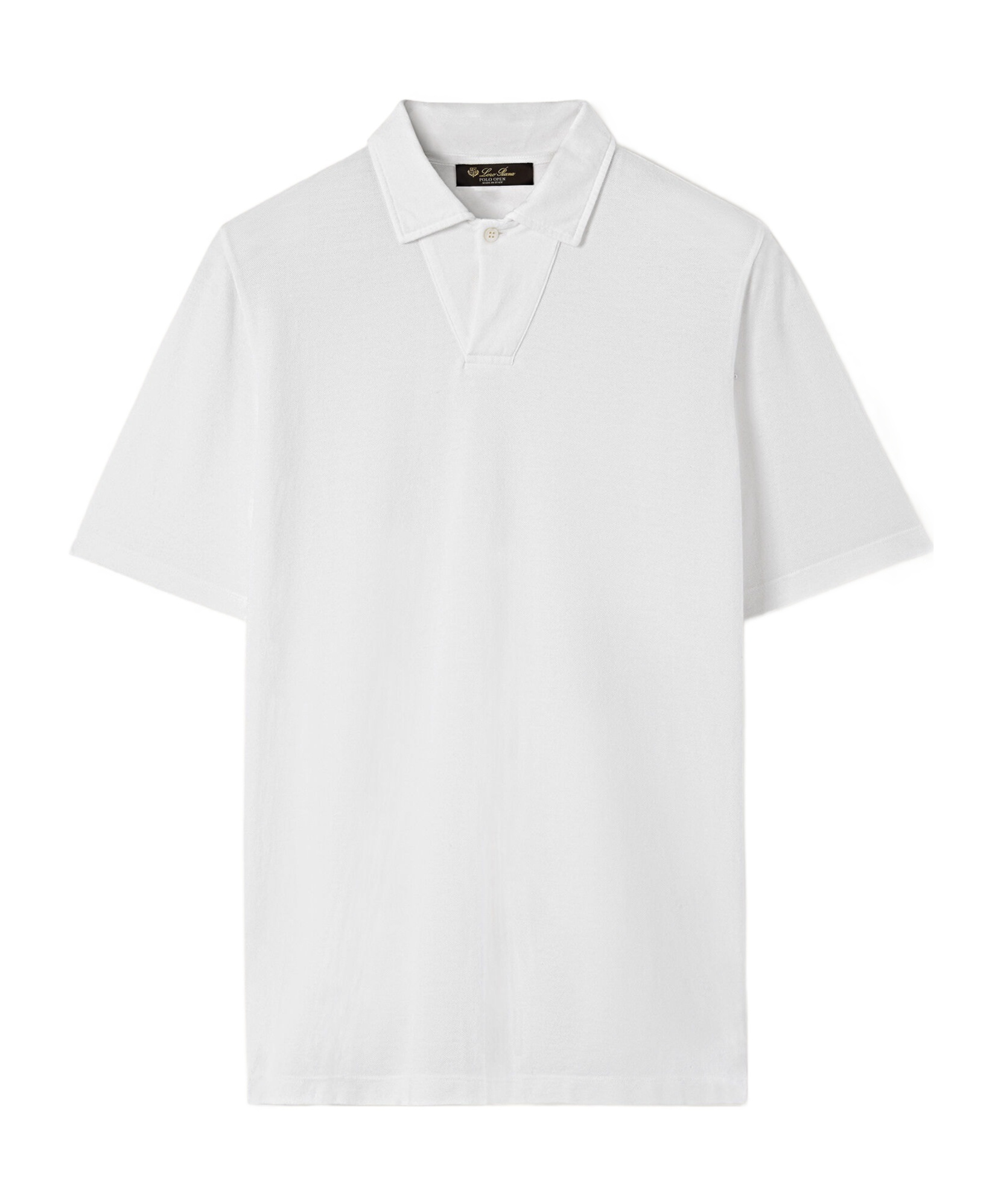 Loro Piana Short-sleeved Polo Shirt In White