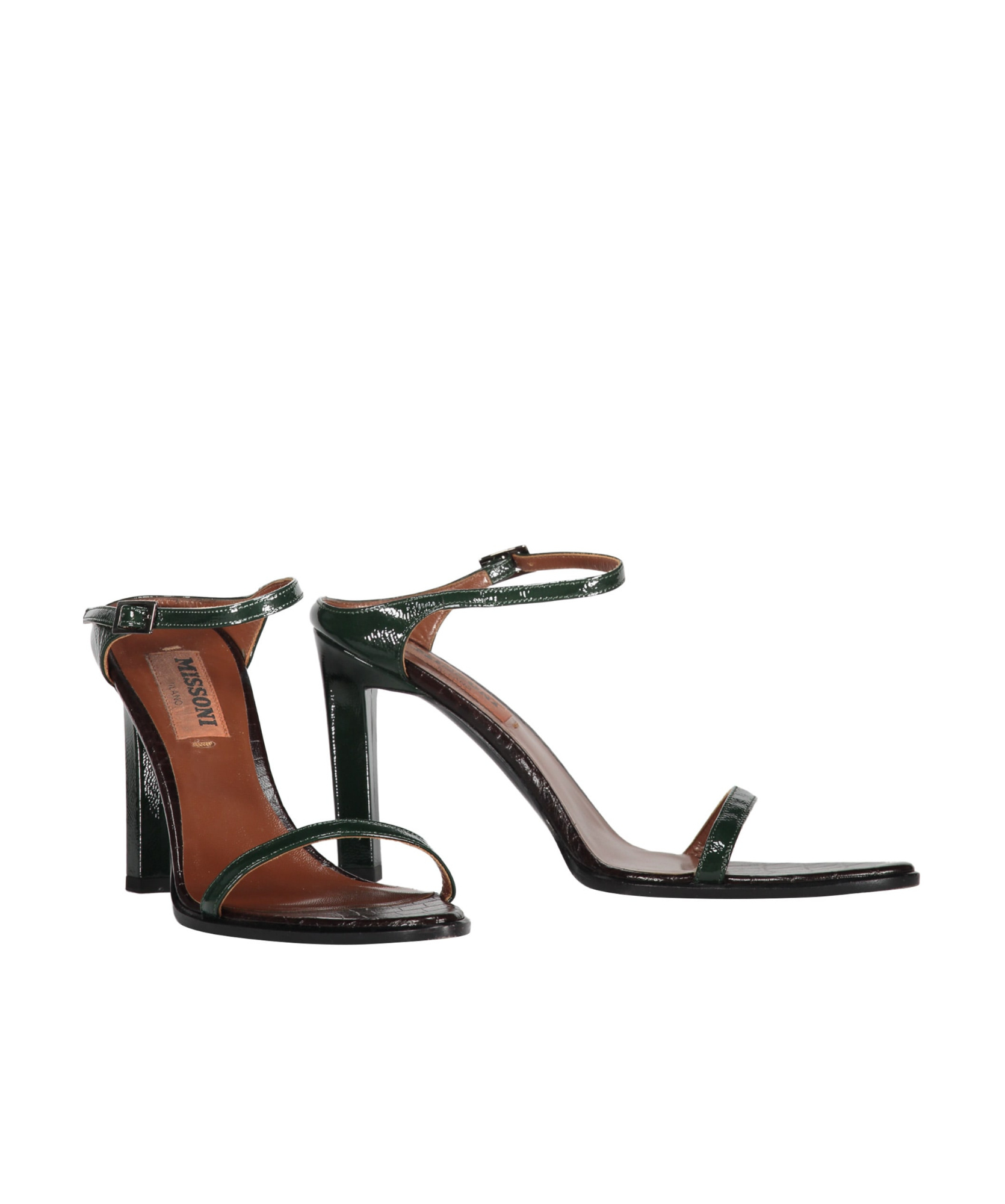 Missoni Pointed High-heeled Sandals In Black